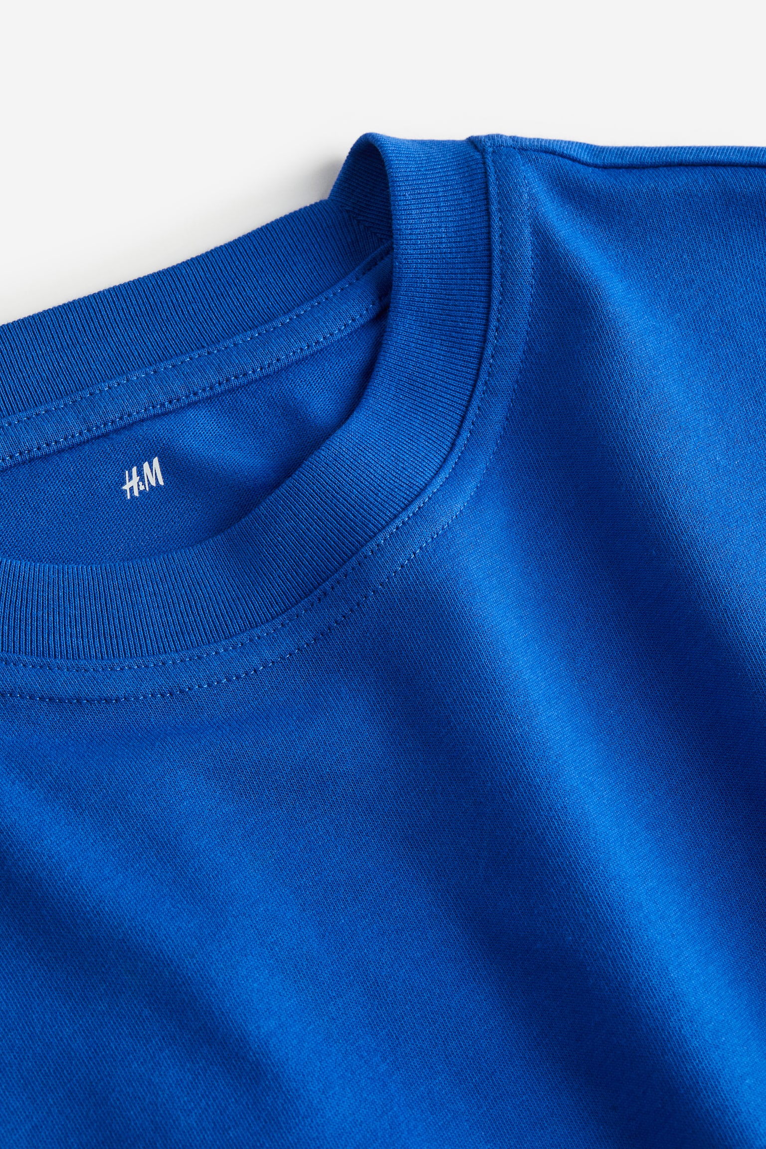 Áo thun Oversized Fit - Màu xanh dương sáng - 2