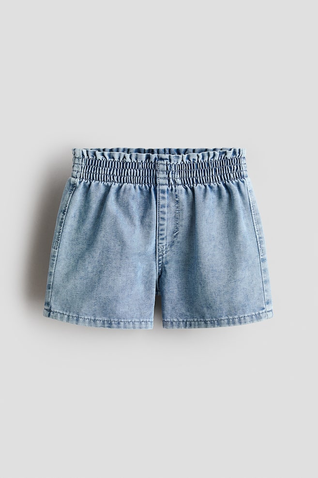 Loose Fit denim shorts - Denim blue/Light denim blue/Black/Denim blue - 1