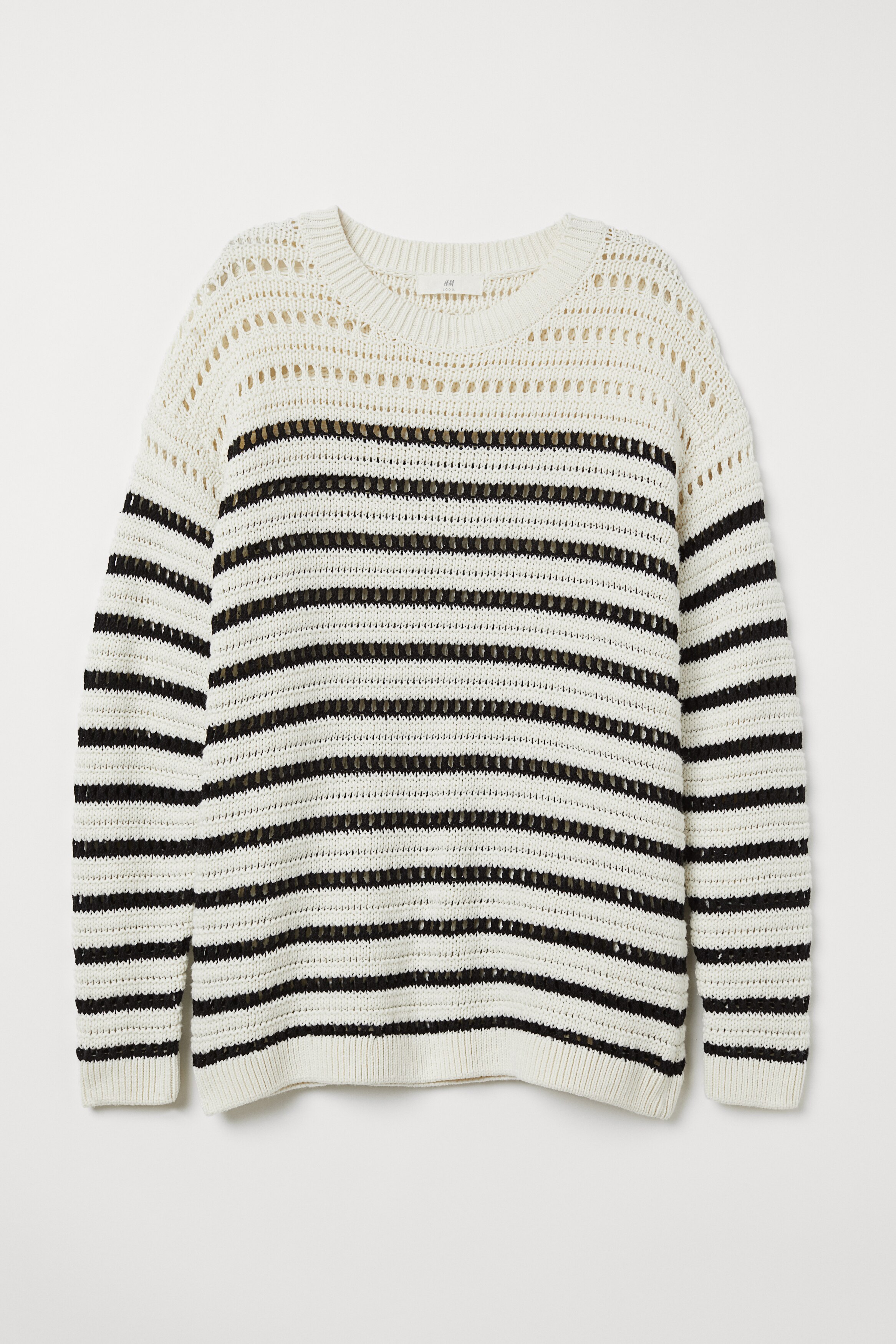 Textured knit jumper