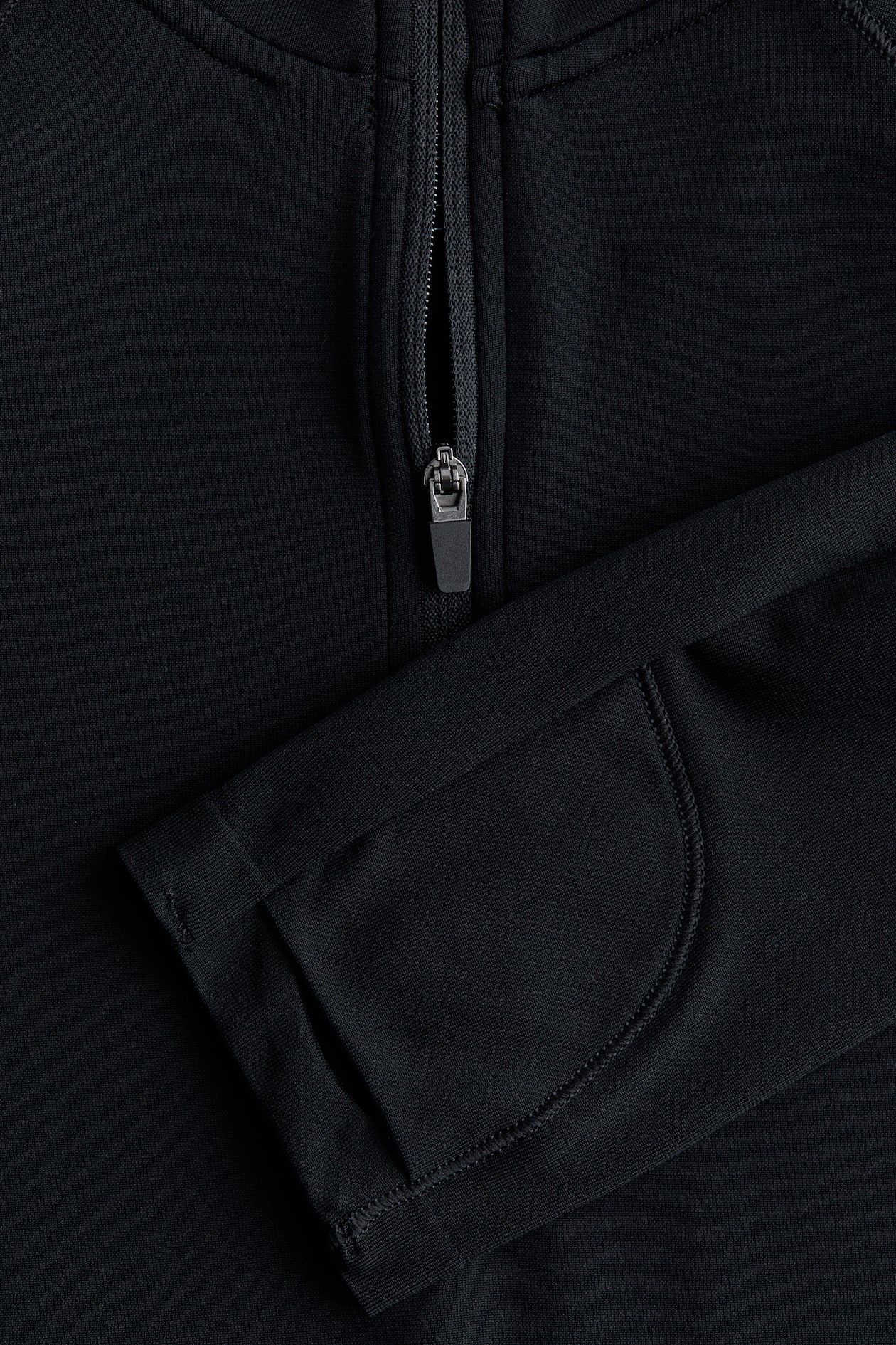 Seamless Half-Zip Sports Top with DryMove - image 3