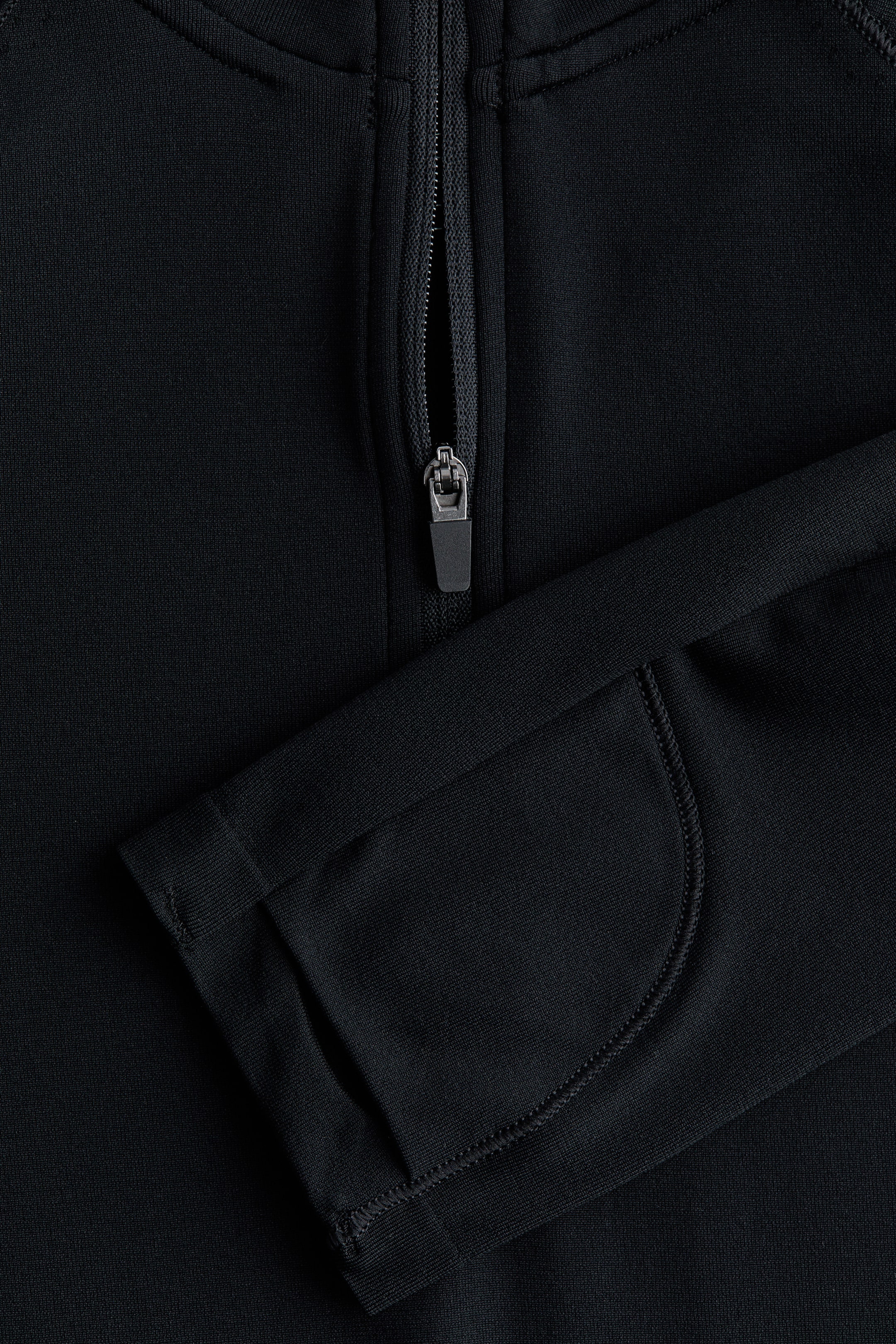 Agrandir l'image: Top de sport à col zippé Seamless DryMove™ - Noir - FEMME | H&M FR 2