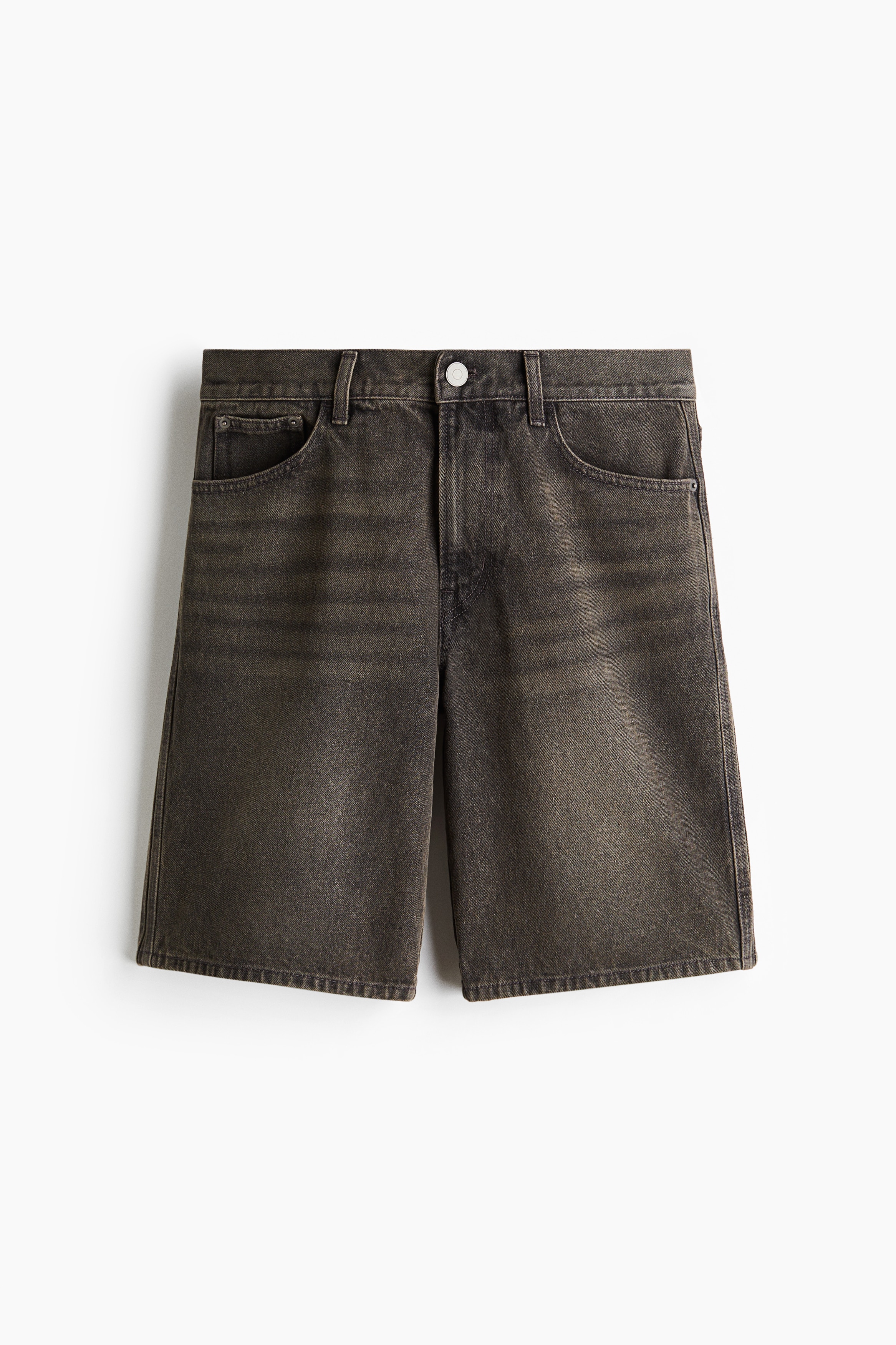 Loose Fit Denim shorts - Denim grey/Denim blue