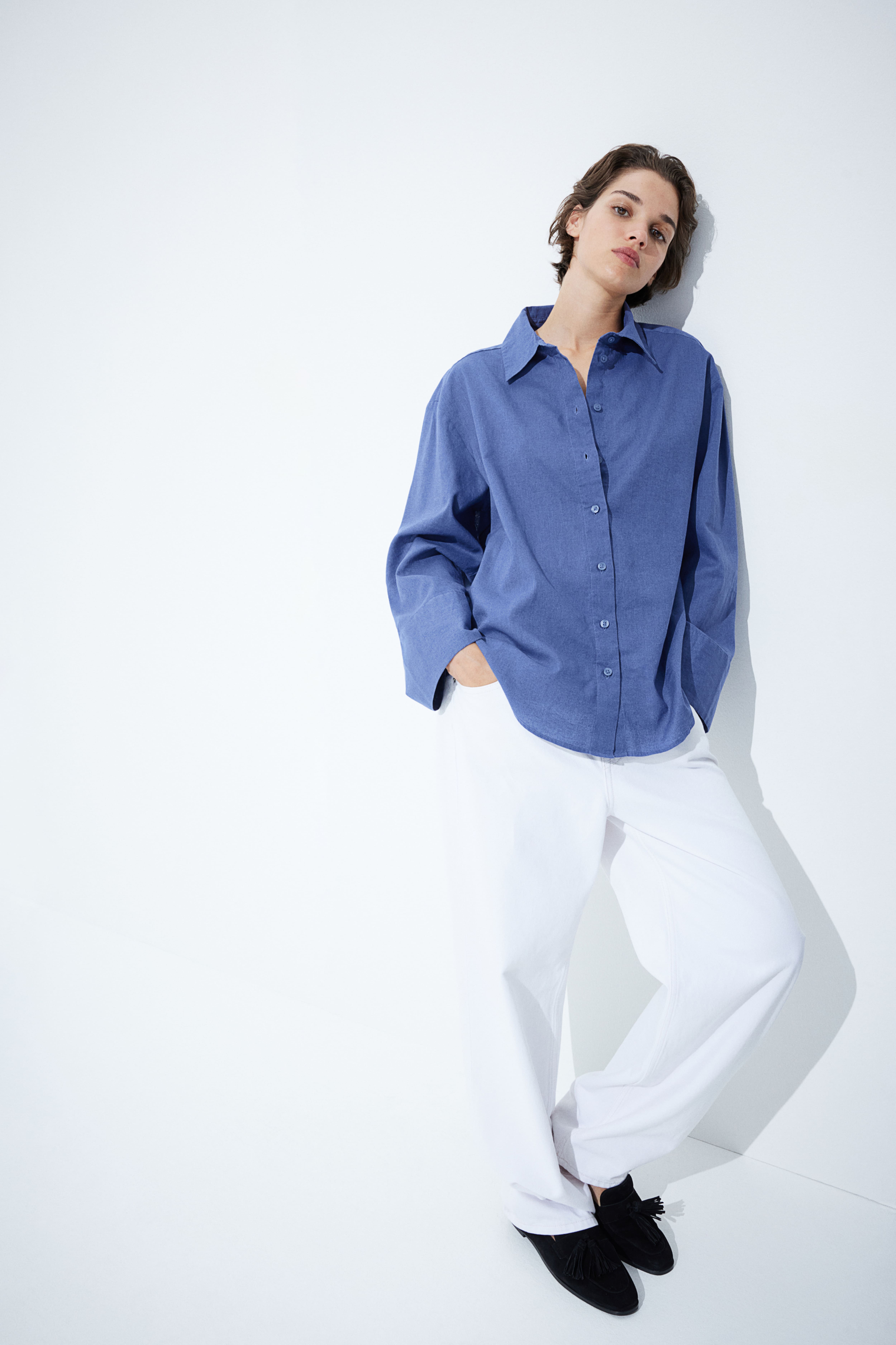 Linen-blend Shirt