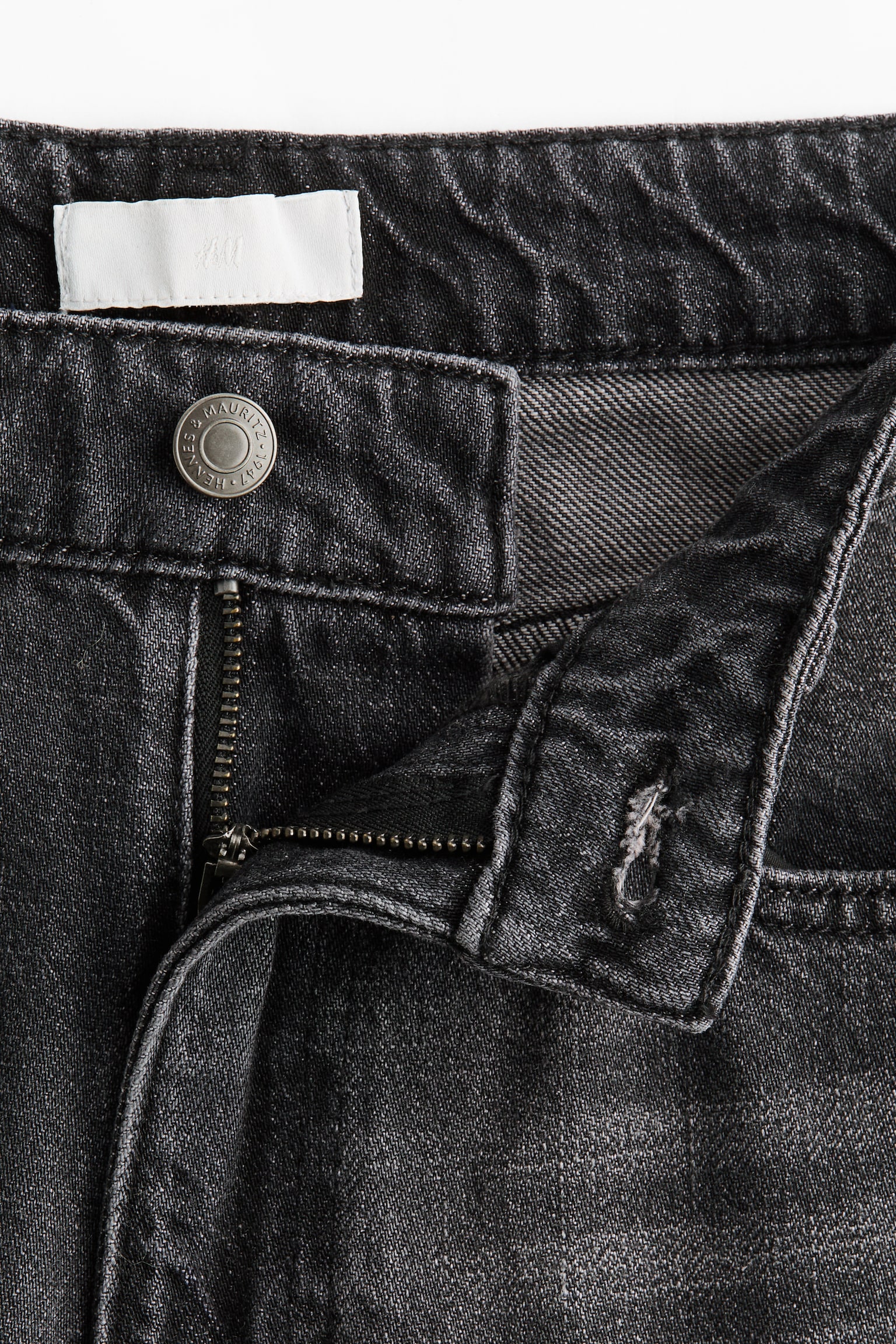 Wide High Jeans - Washed black/Dark green/Light denim blue/Denim blue/Denim blue - 7