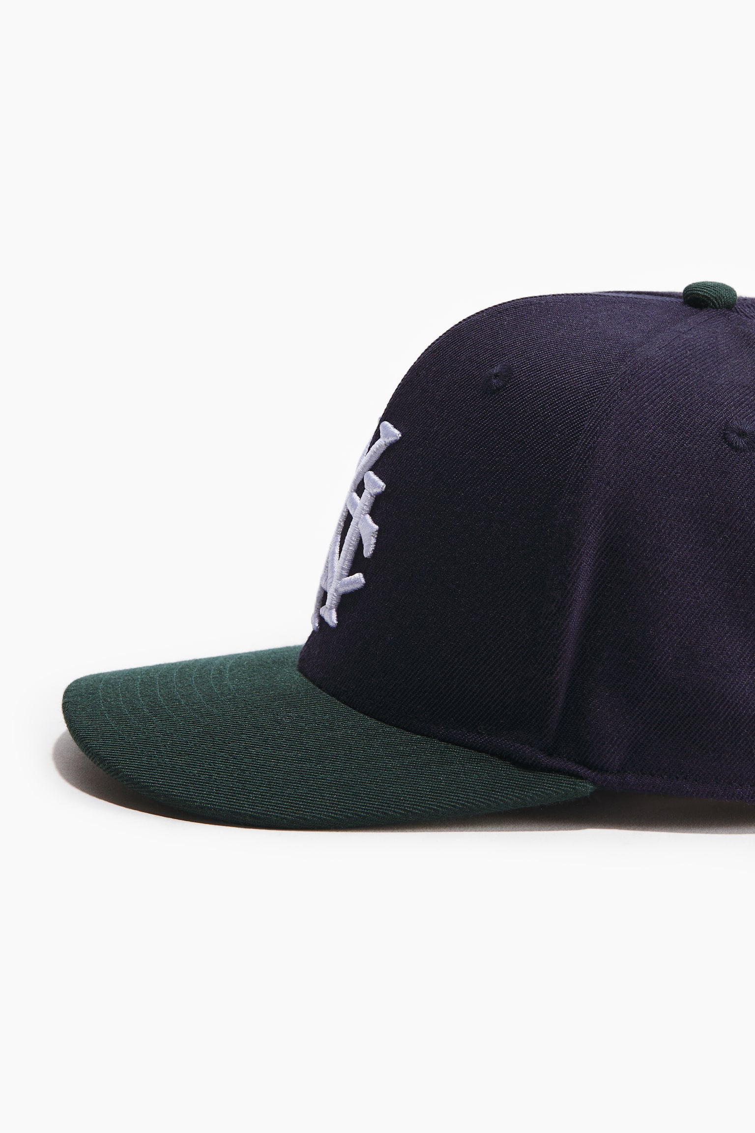 Embroidered-motif cap - Azul marino/NYC/Blanco/NYC - 2