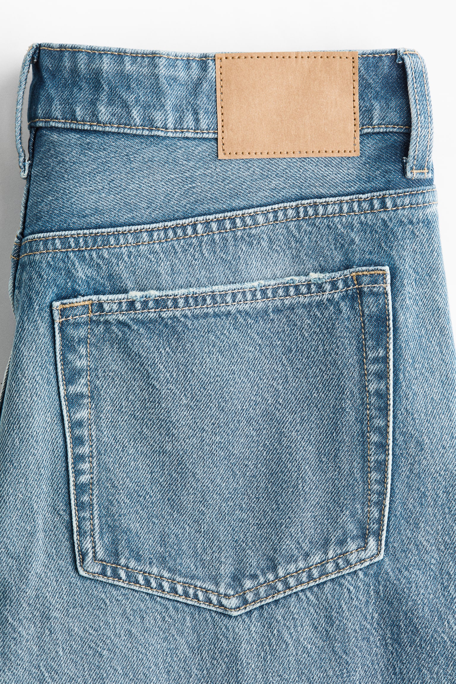 Женские джинсы H&M Baggy Low-Waist, цвет: Джинсовый синий — фото 7