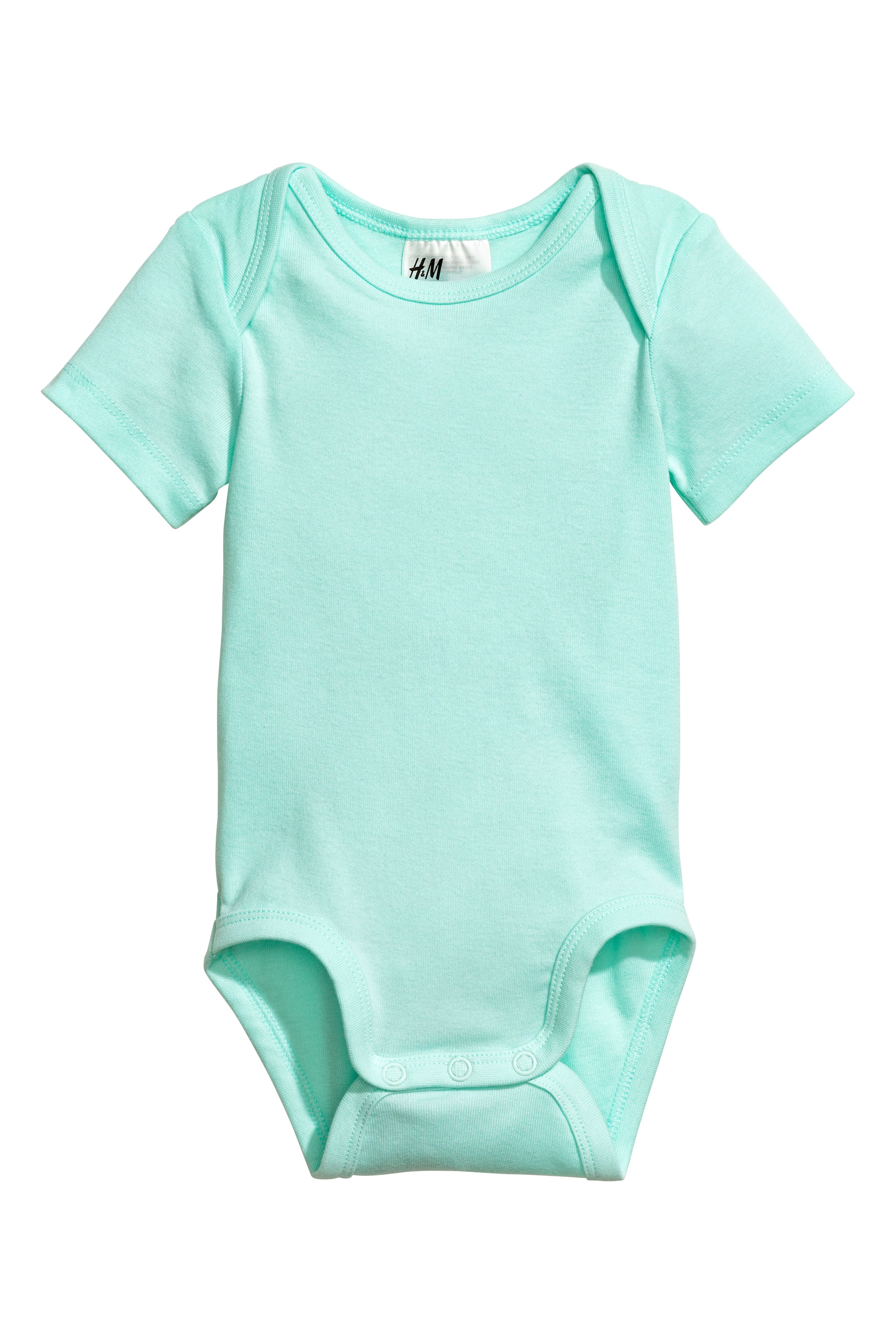 View larger image: 6-pack bodysuits - Mint green - Kids | H&M GB 1