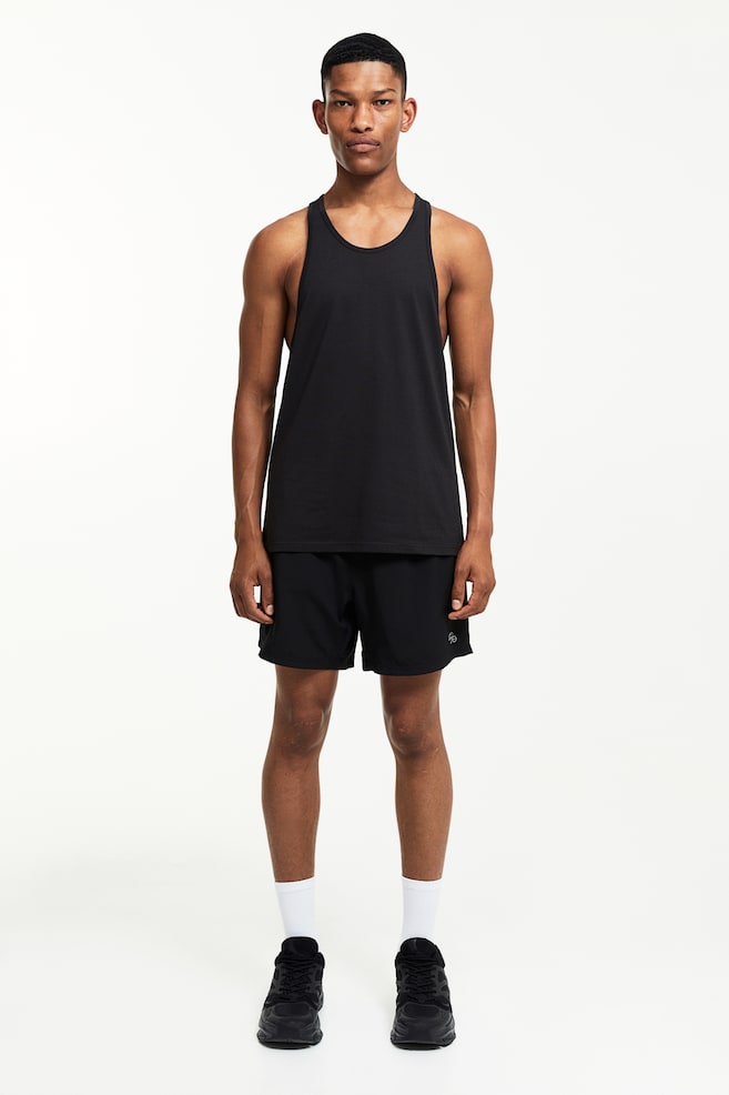 DryMove™ Sports vest top - Black/Red/Dark grey - 7