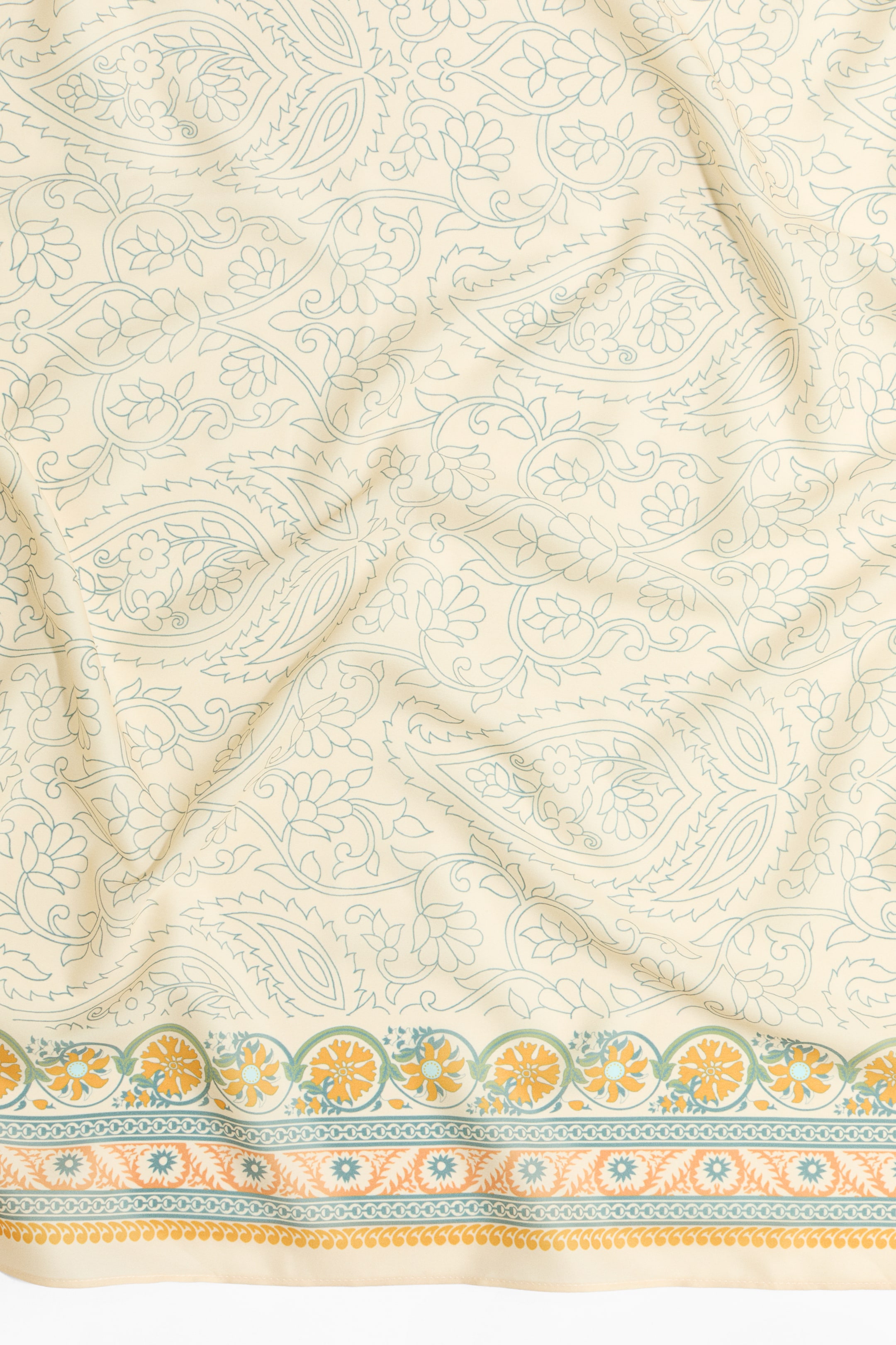 Printed Satin Scarf