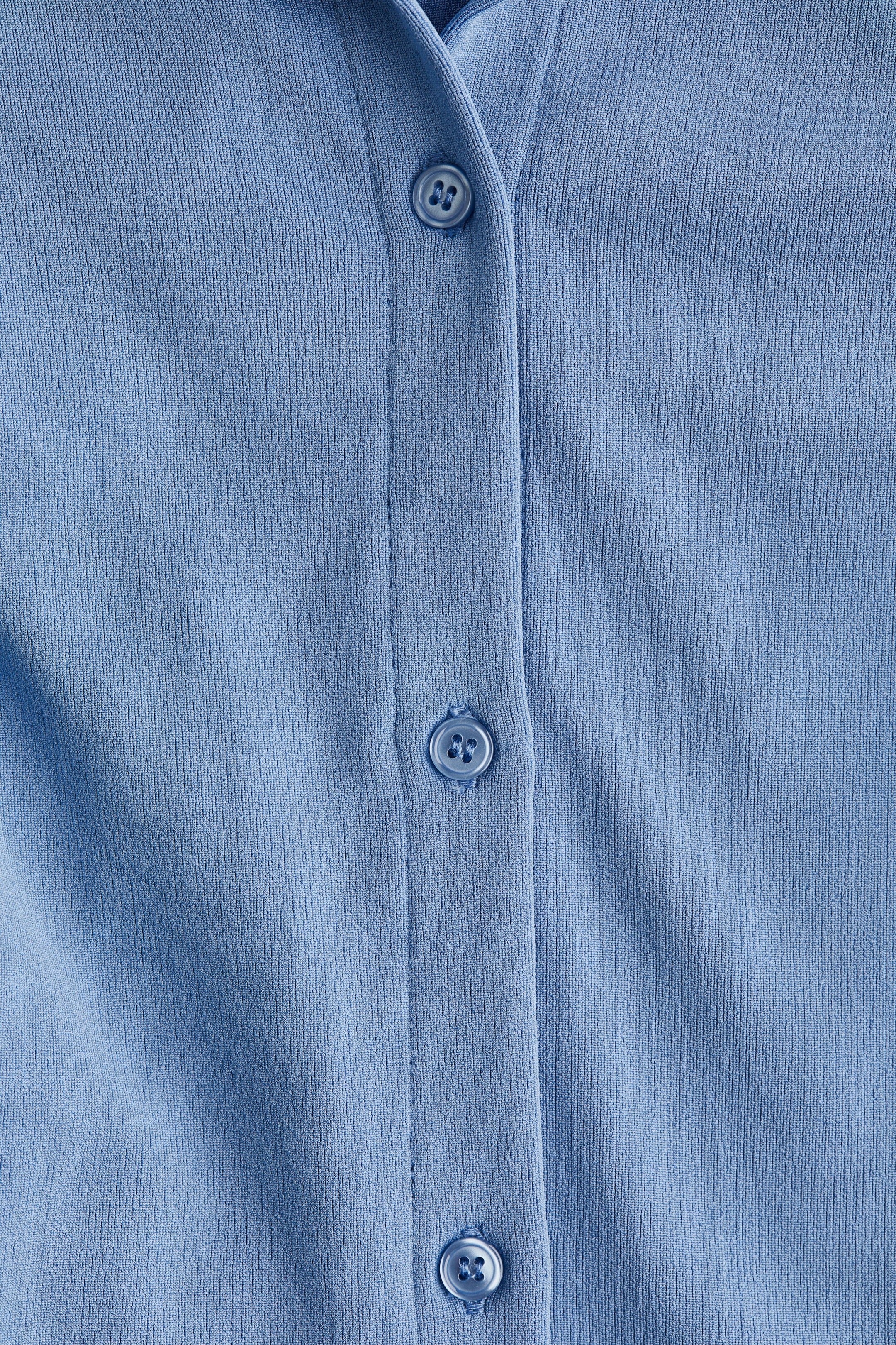 View larger image: Peplum jersey shirt - Pigeon blue - Ladies | H&M IN 2