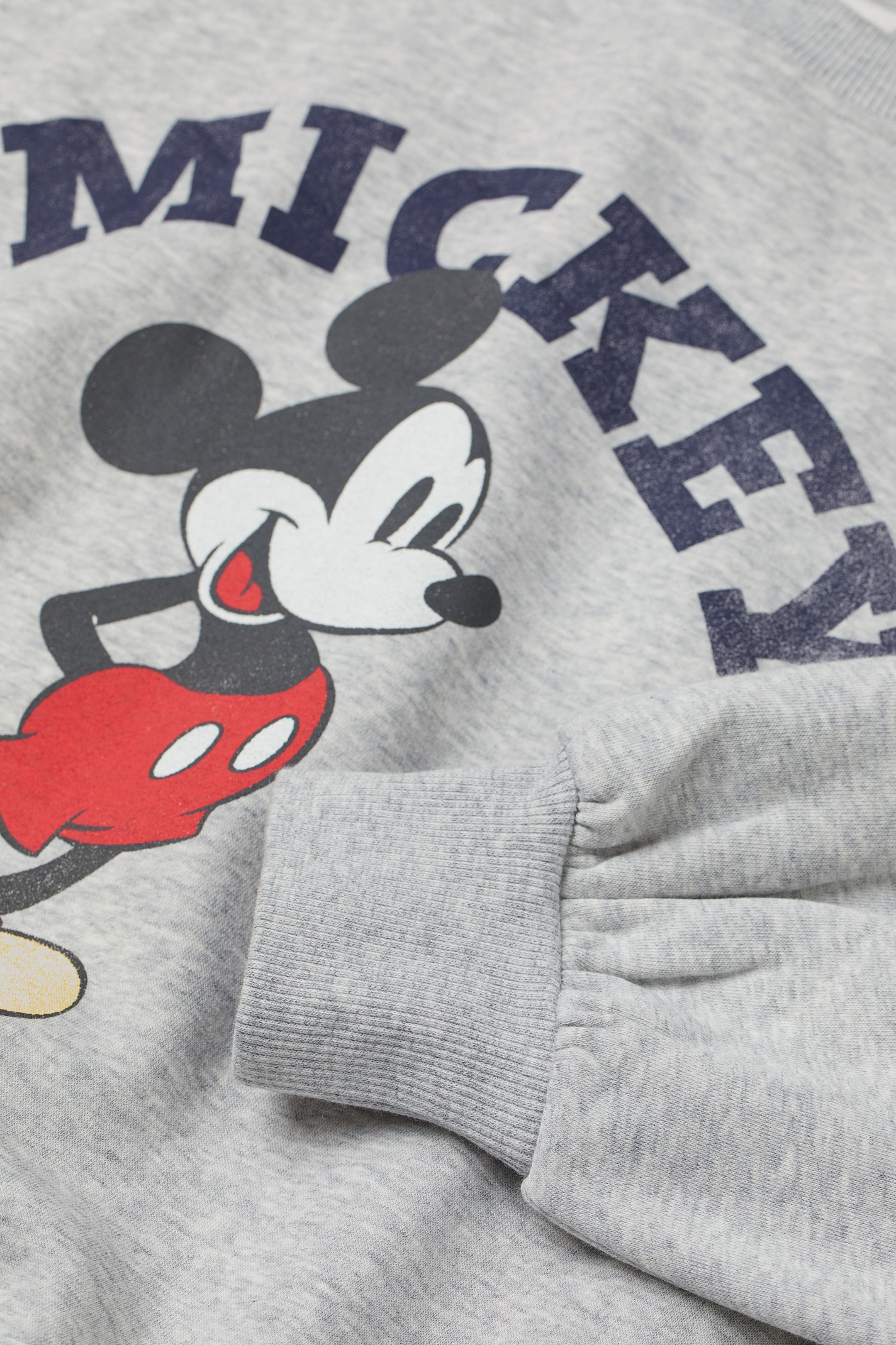 View larger image: Printed sweatshirt - Light grey marl/Mickey Mouse - Ladies | H&M IN 2