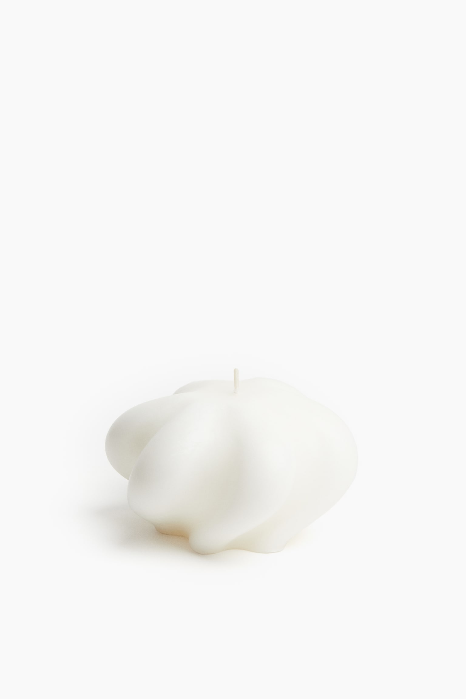 Shaped candle - White/Matt - 1