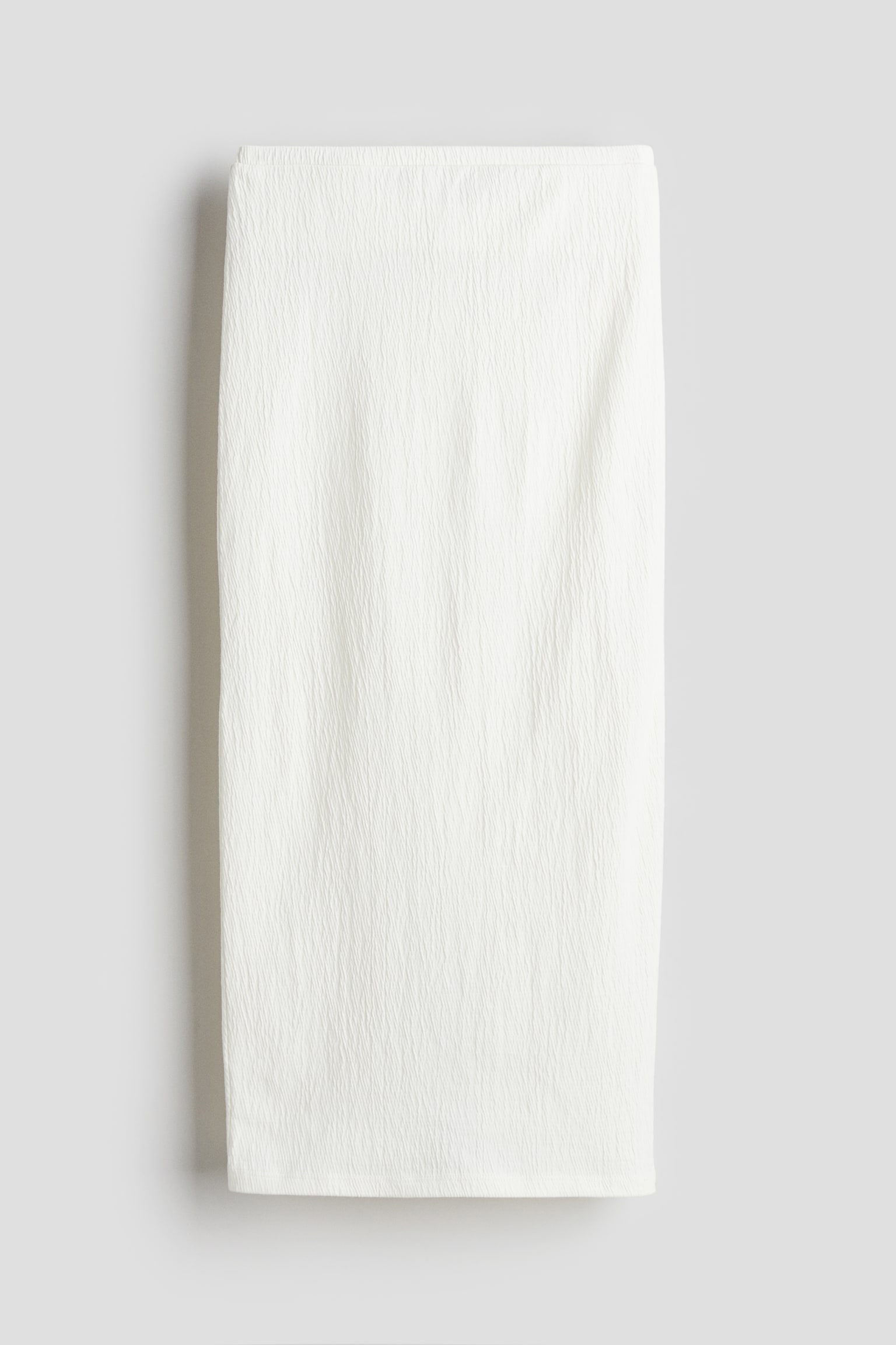 Jersey maxi skirt - White/Black - 1