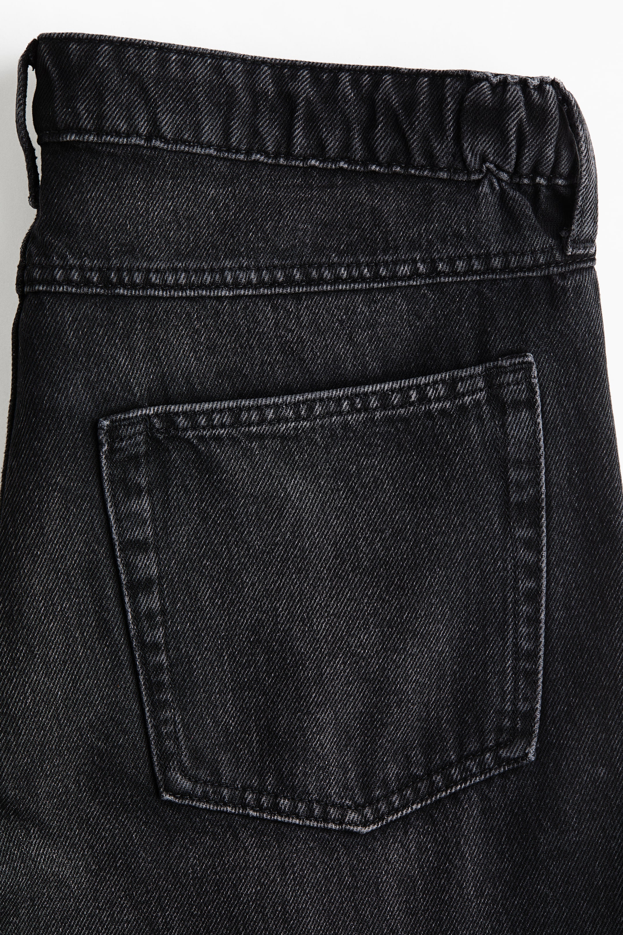 MAMA Low-Waist Barrel-Leg Jeans