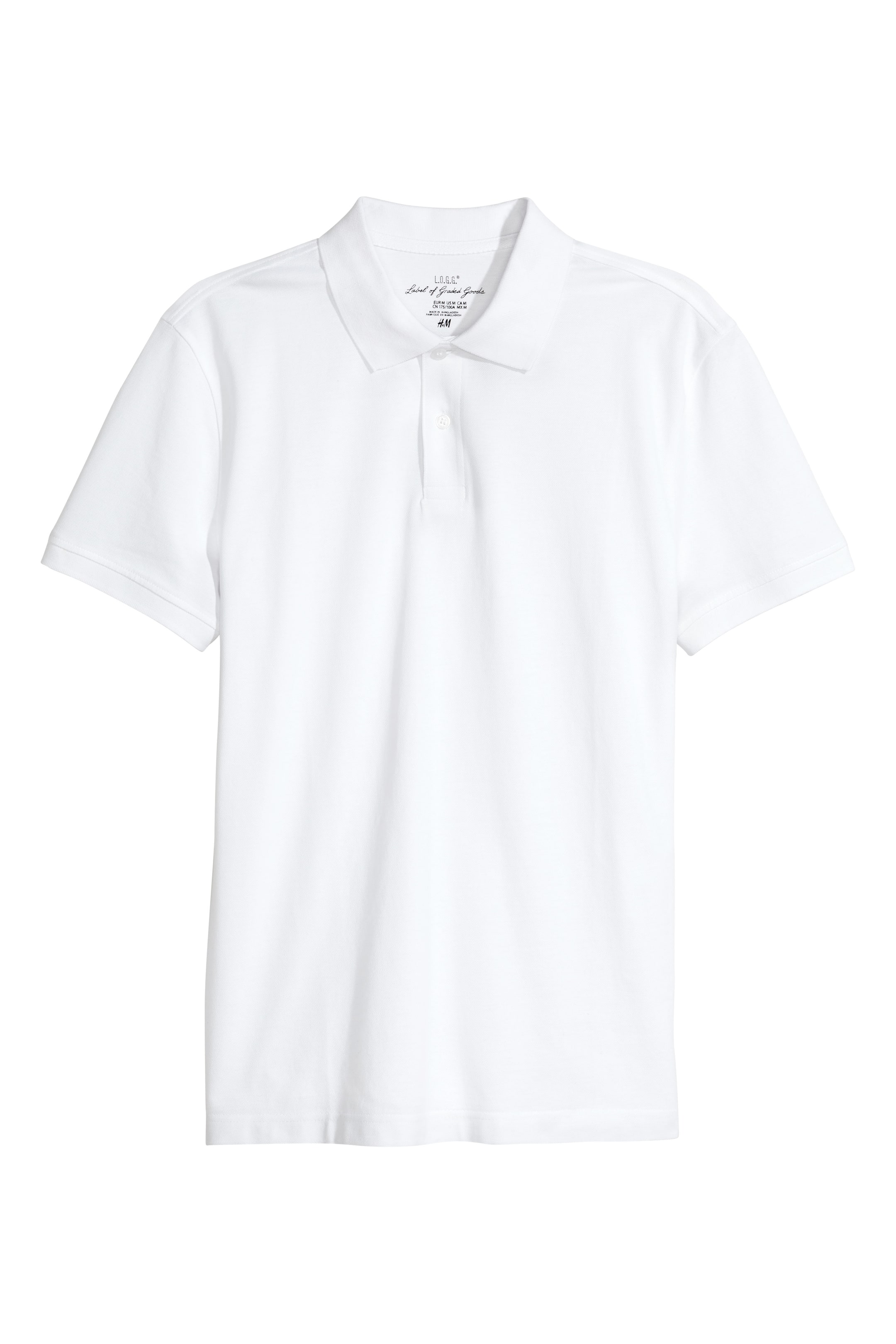 View larger image: Polo shirt - White - Men | H&M GB 1