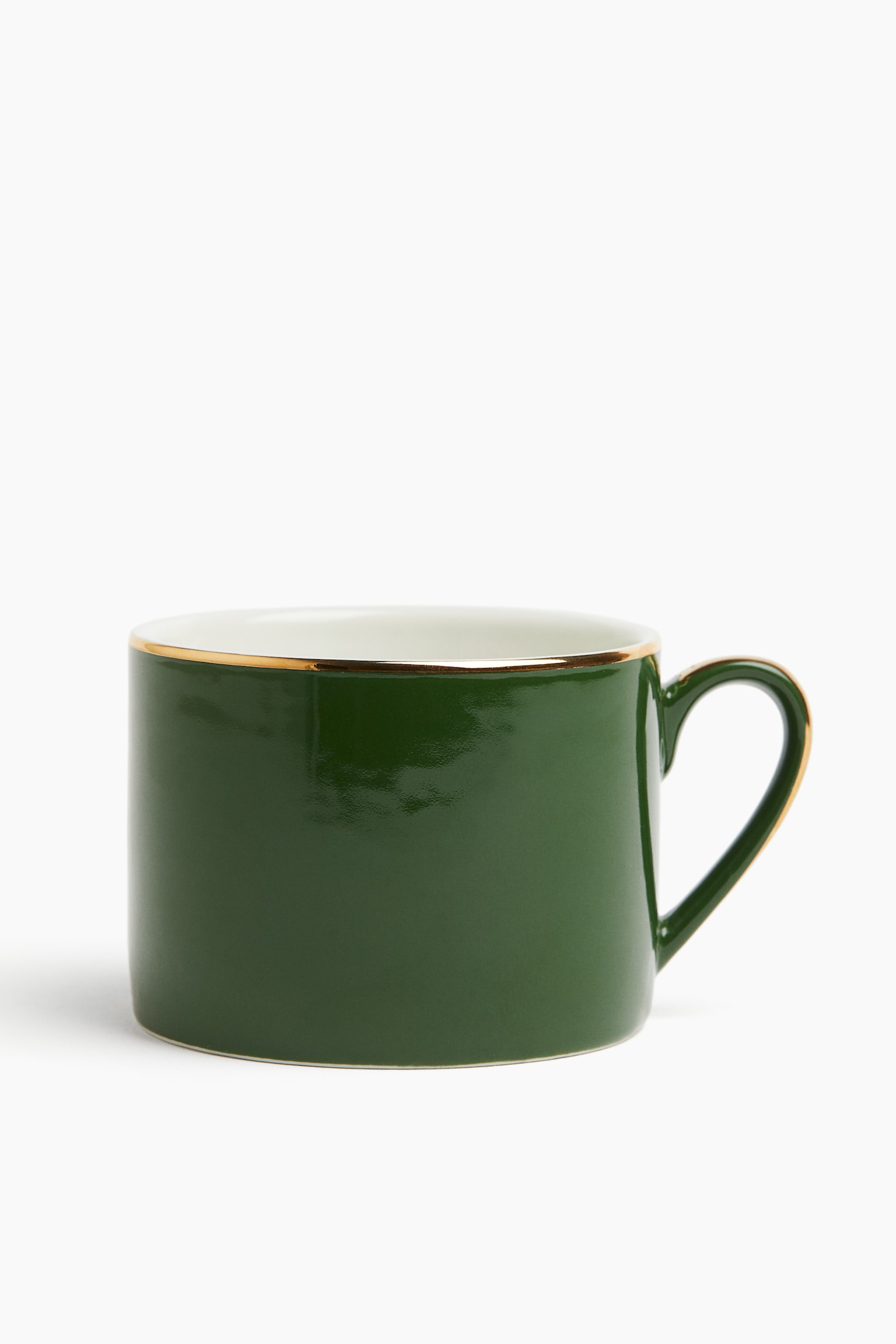 Porcelain cup - Green/White/Leopard print/Black/Patterned/Light beige/Patterned/White/Striped/White/Leopard print/Black - 1