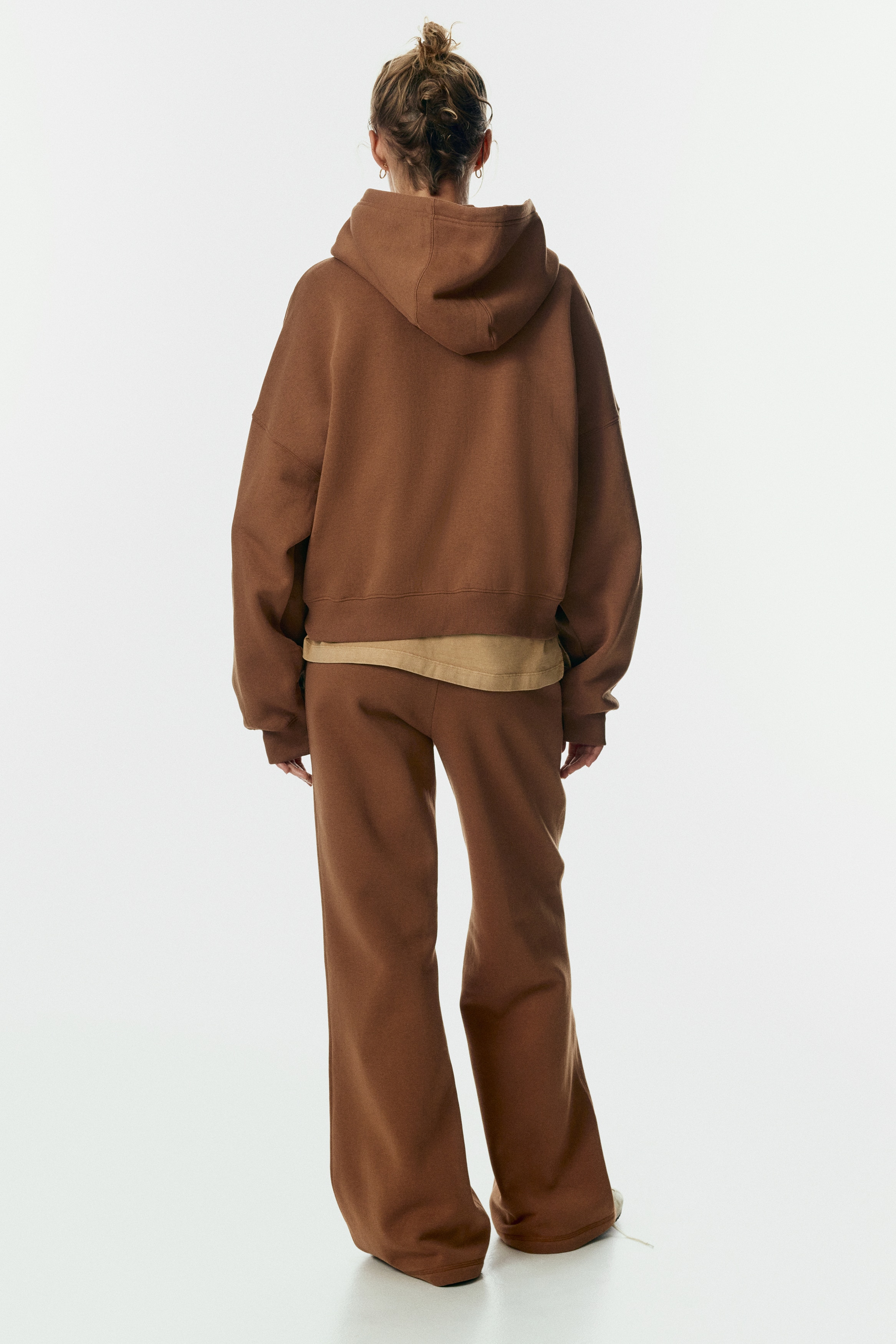 Flared sweatpants