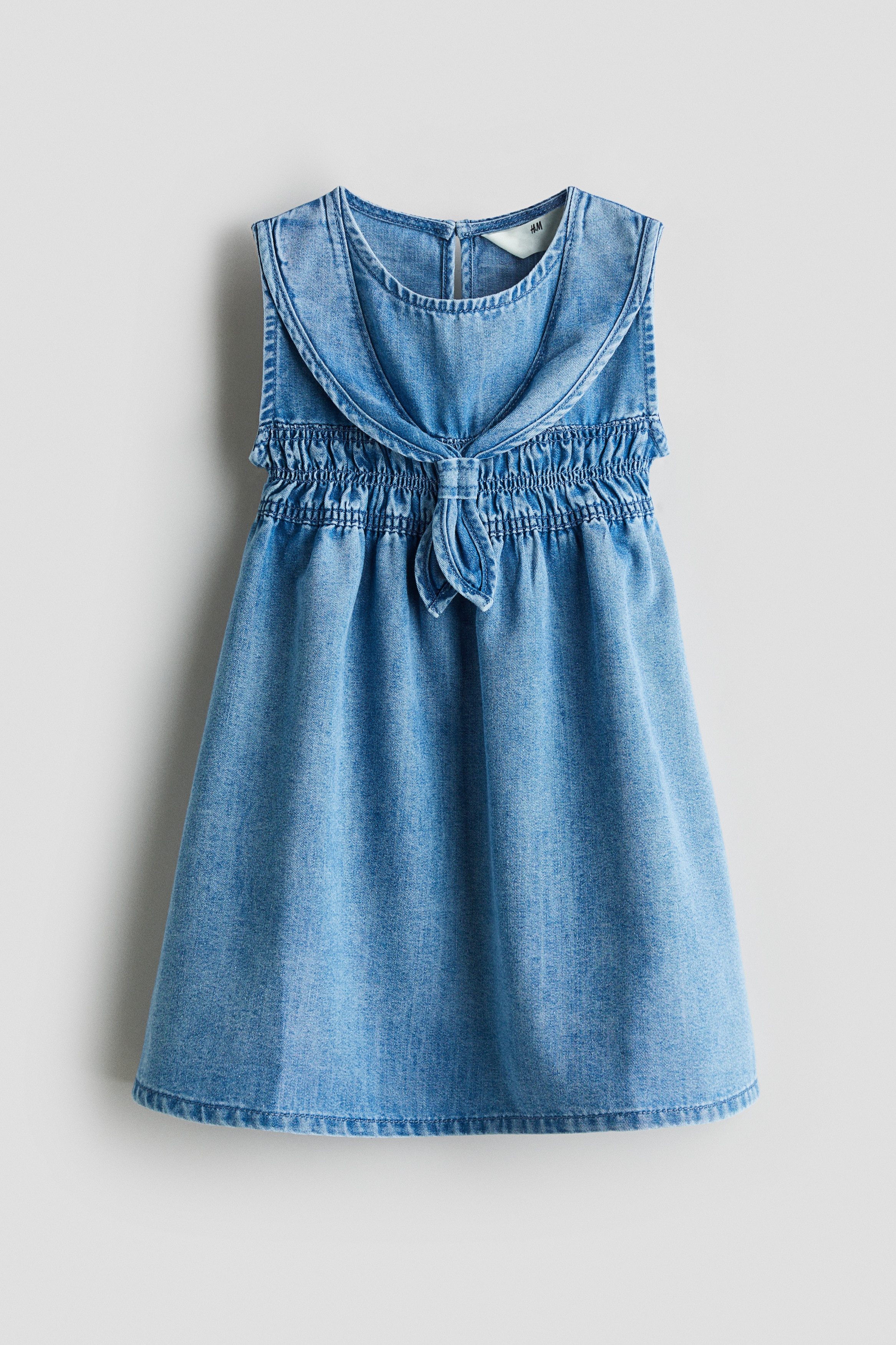 Denim sailor dress - Denim blue