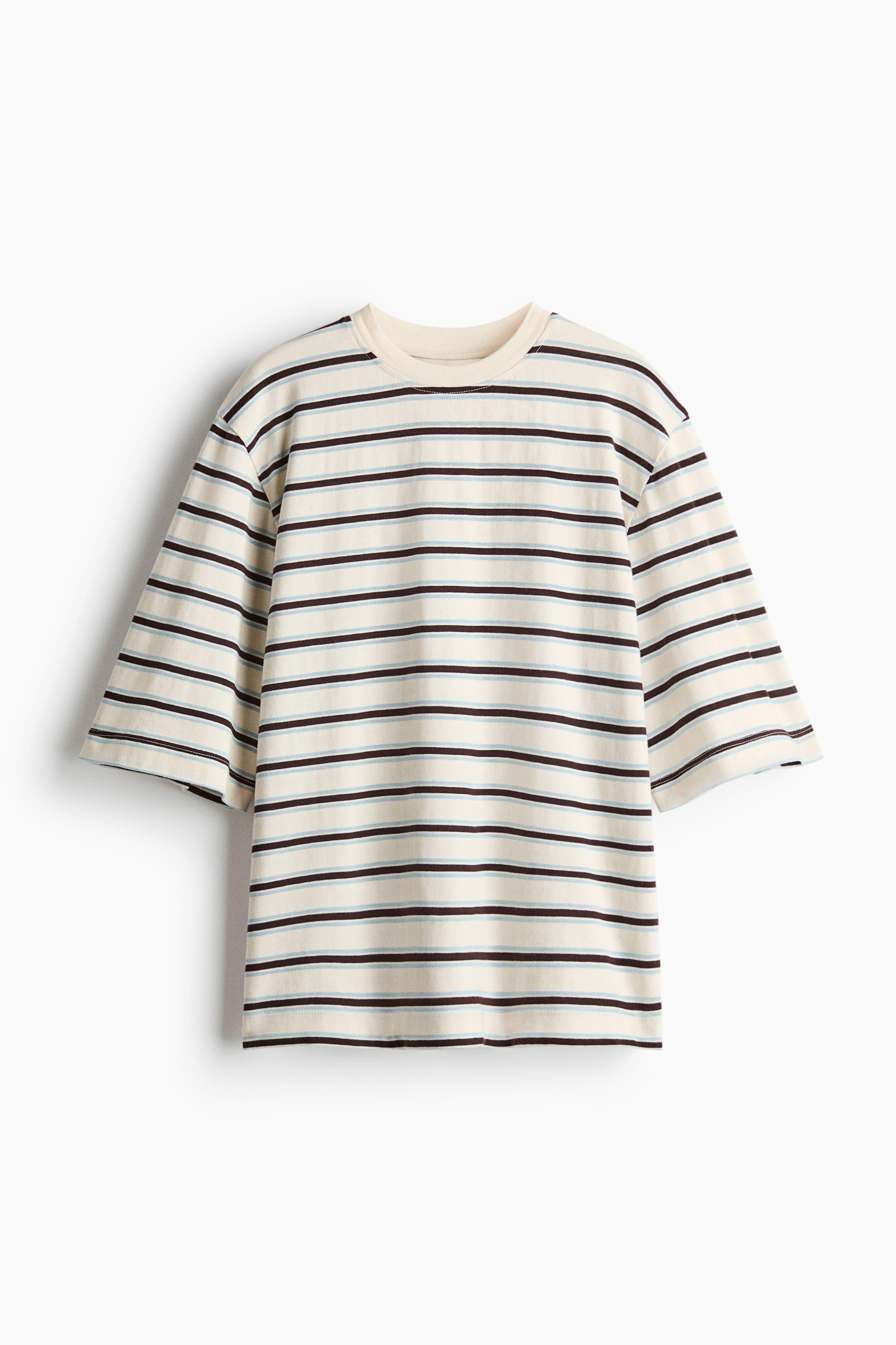 Oversized Fine-Knit T-Shirt