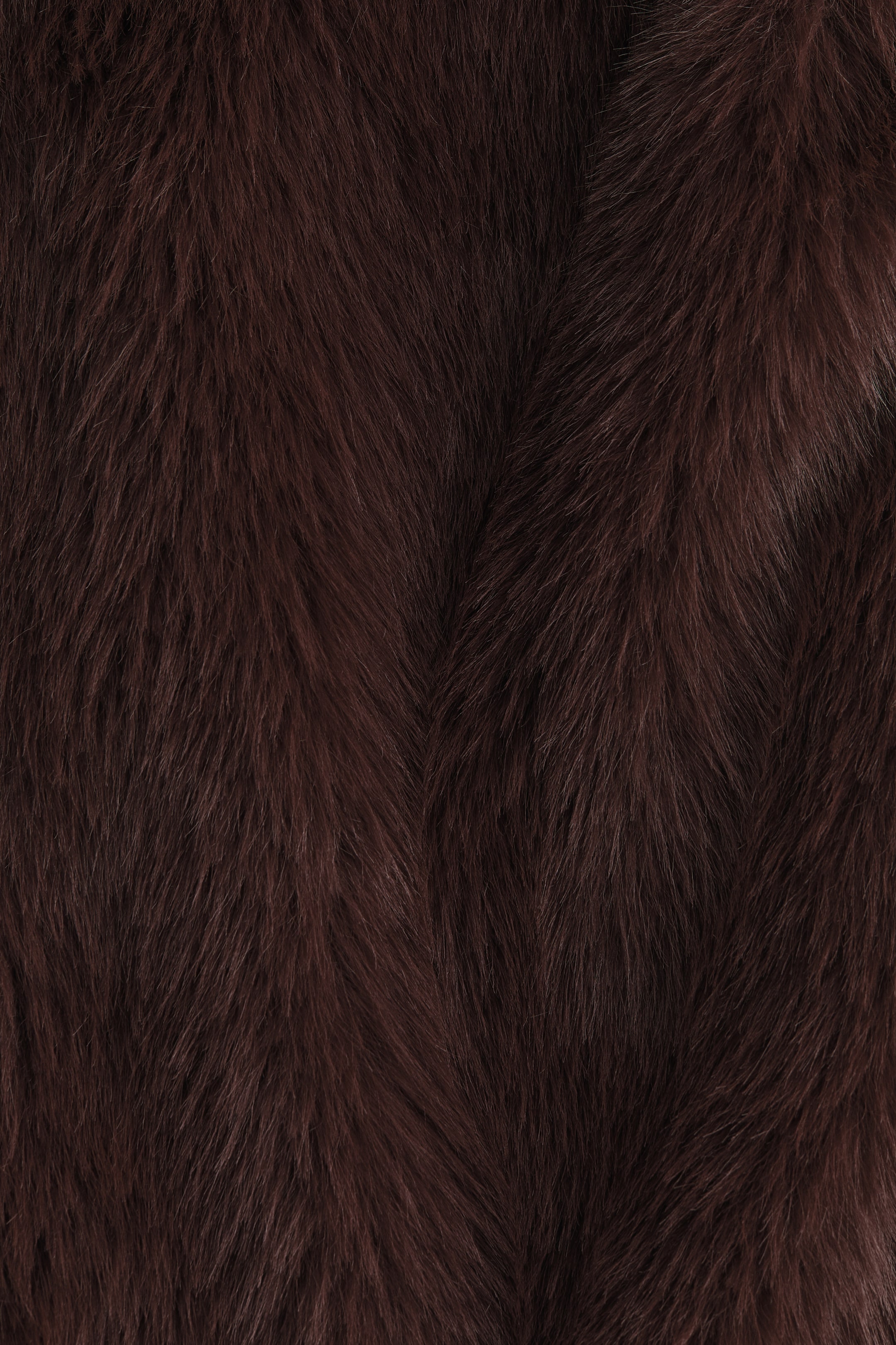 View larger image: Fluffy coat - Dark brown - Ladies | H&M 6
