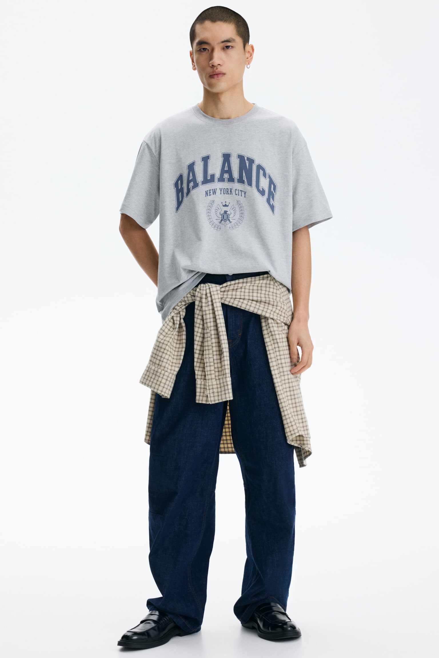 Relaxed Fit Printed T-shirt - Grey marl/Balance/Dark green/Purpose/White/Umami Foods/White/Soho Creatives - 6