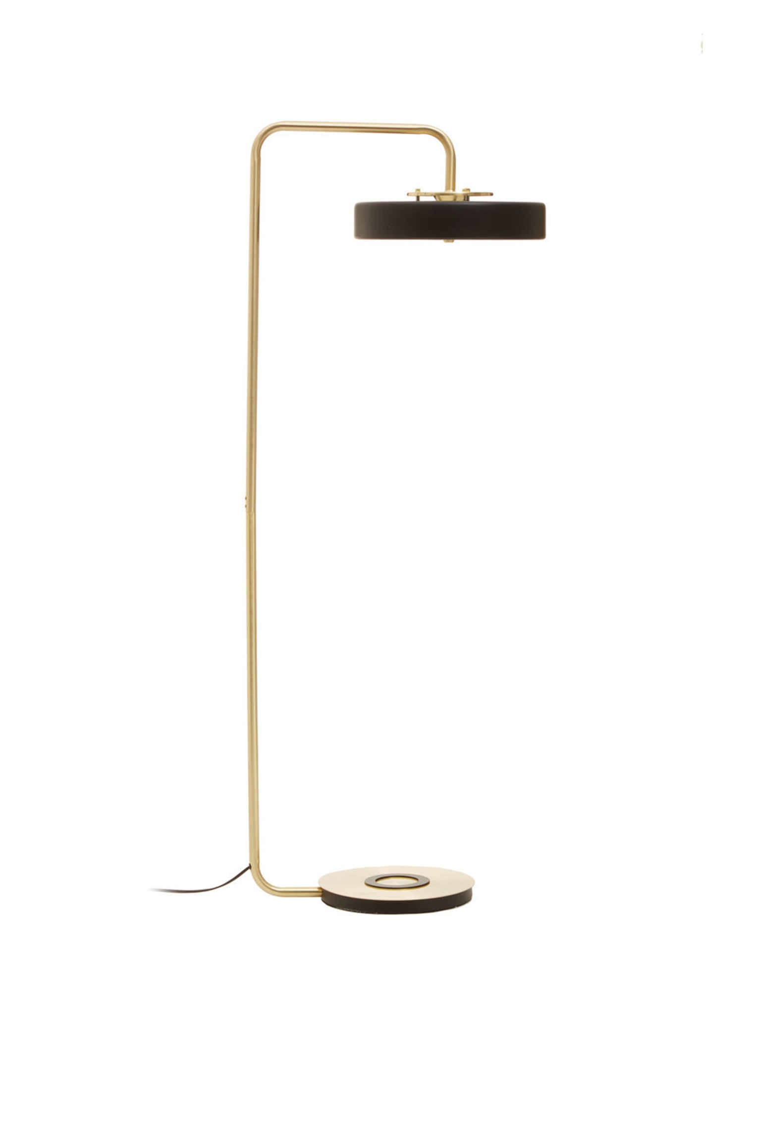 Rogano Floor Lamp - Black And Gold - 1