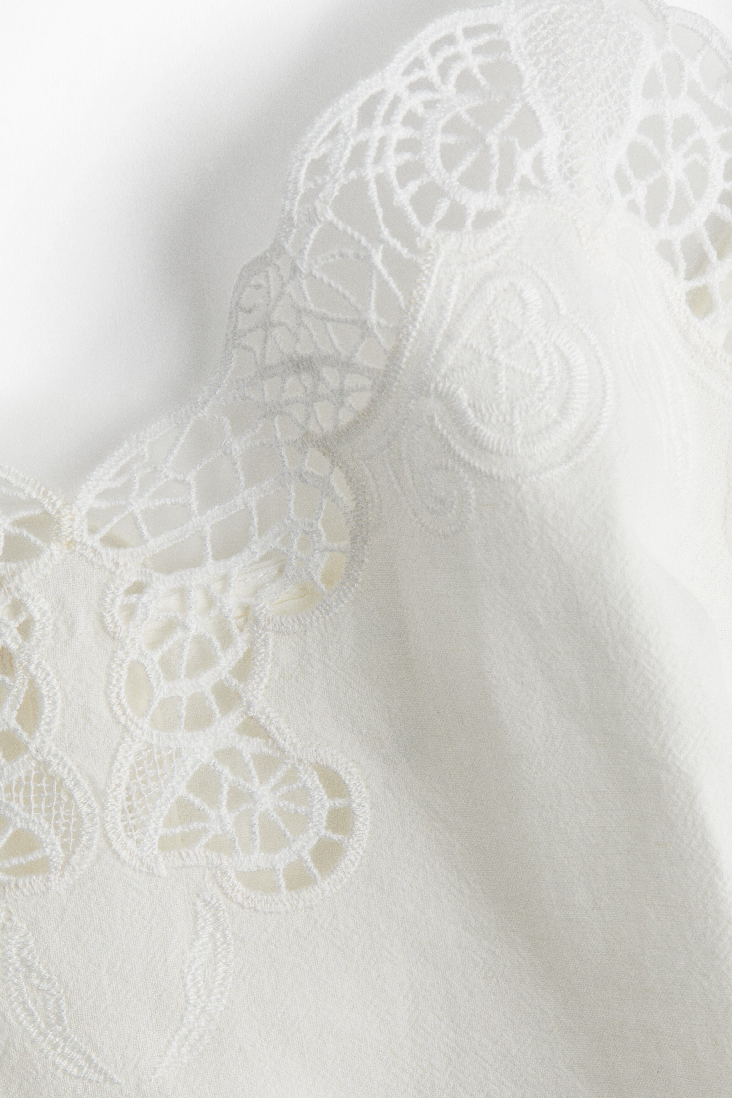Broderie anglaise strappy top