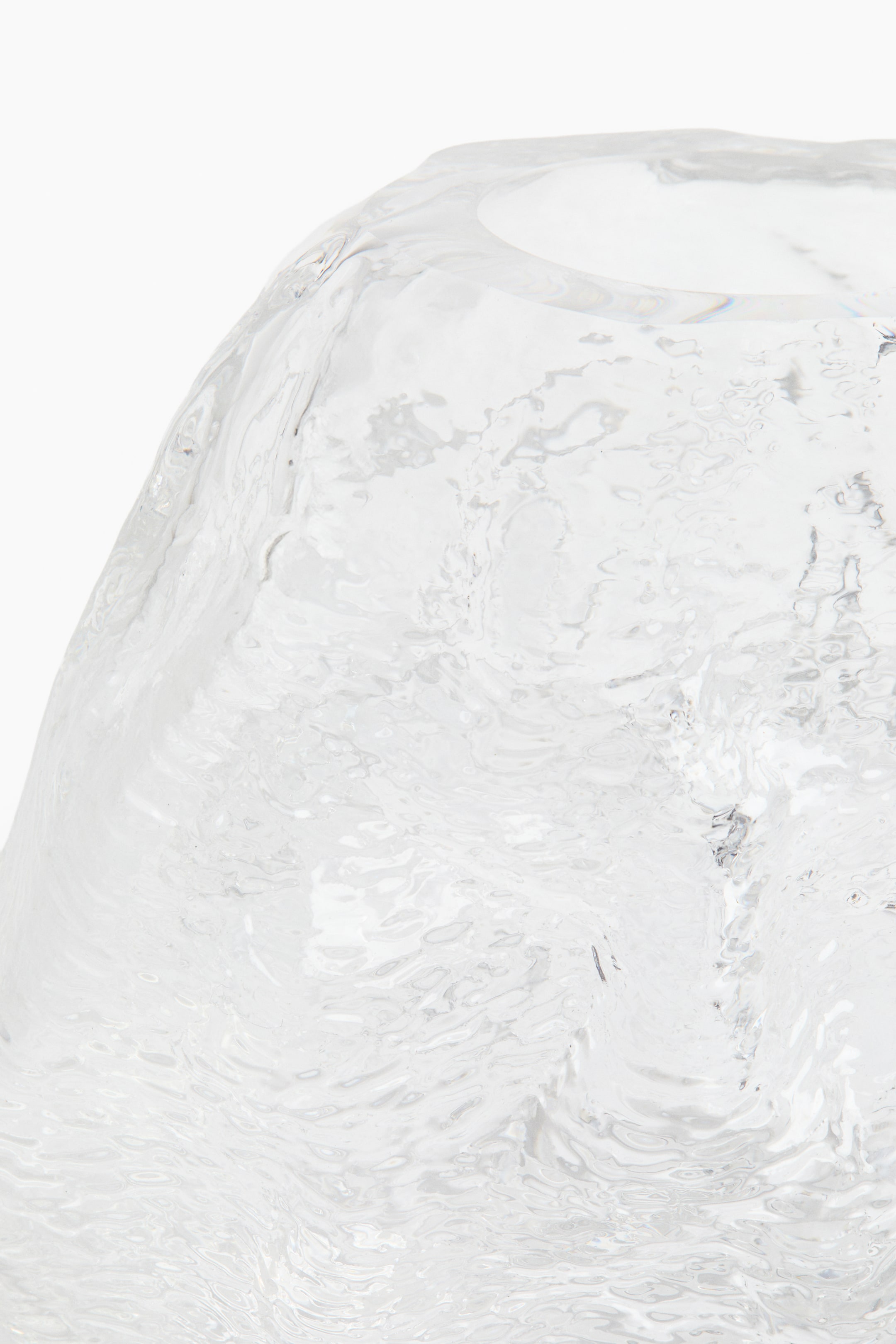 Small Textured Glass Vase