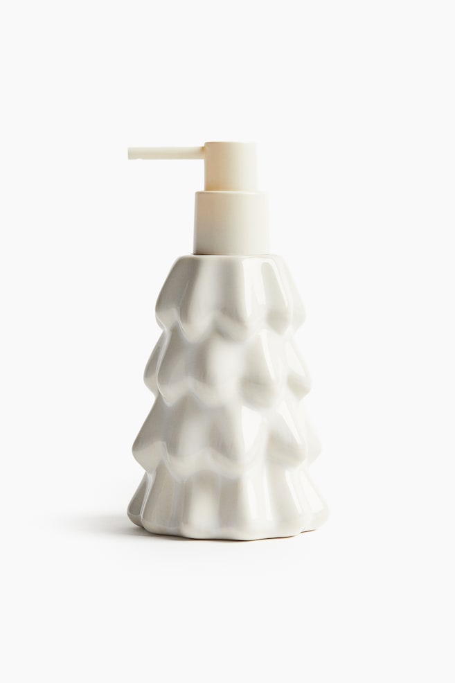 Dispensador de jabón con forma de abeto - Blanco - 1