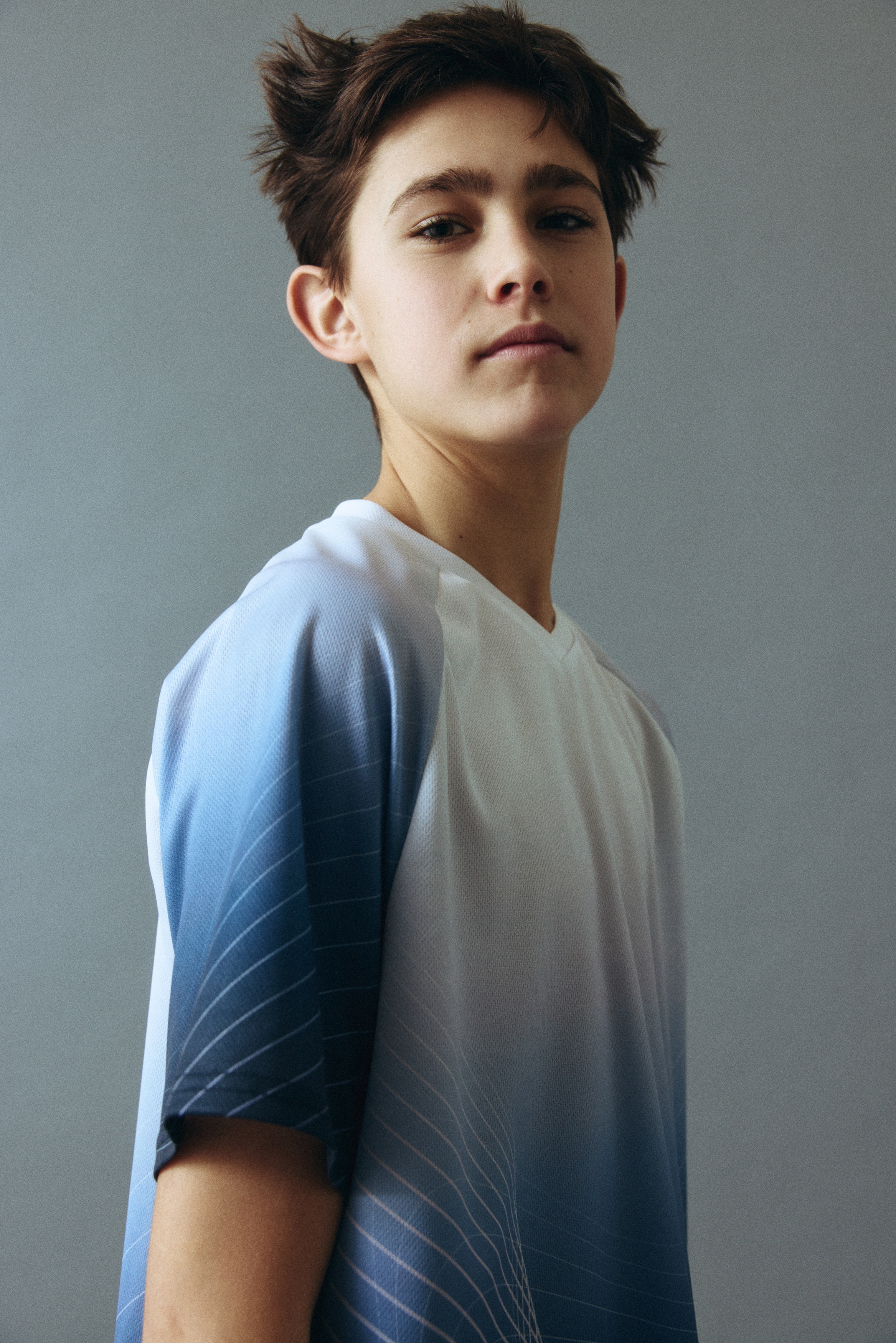 DryMove™ 2件組足球套裝 - 海軍藍/印花/紅色/印花