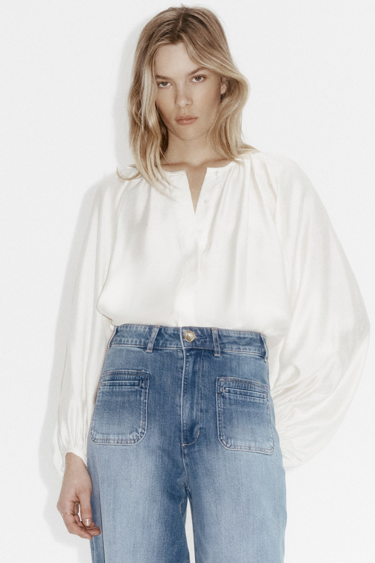 Wide High Jeans
