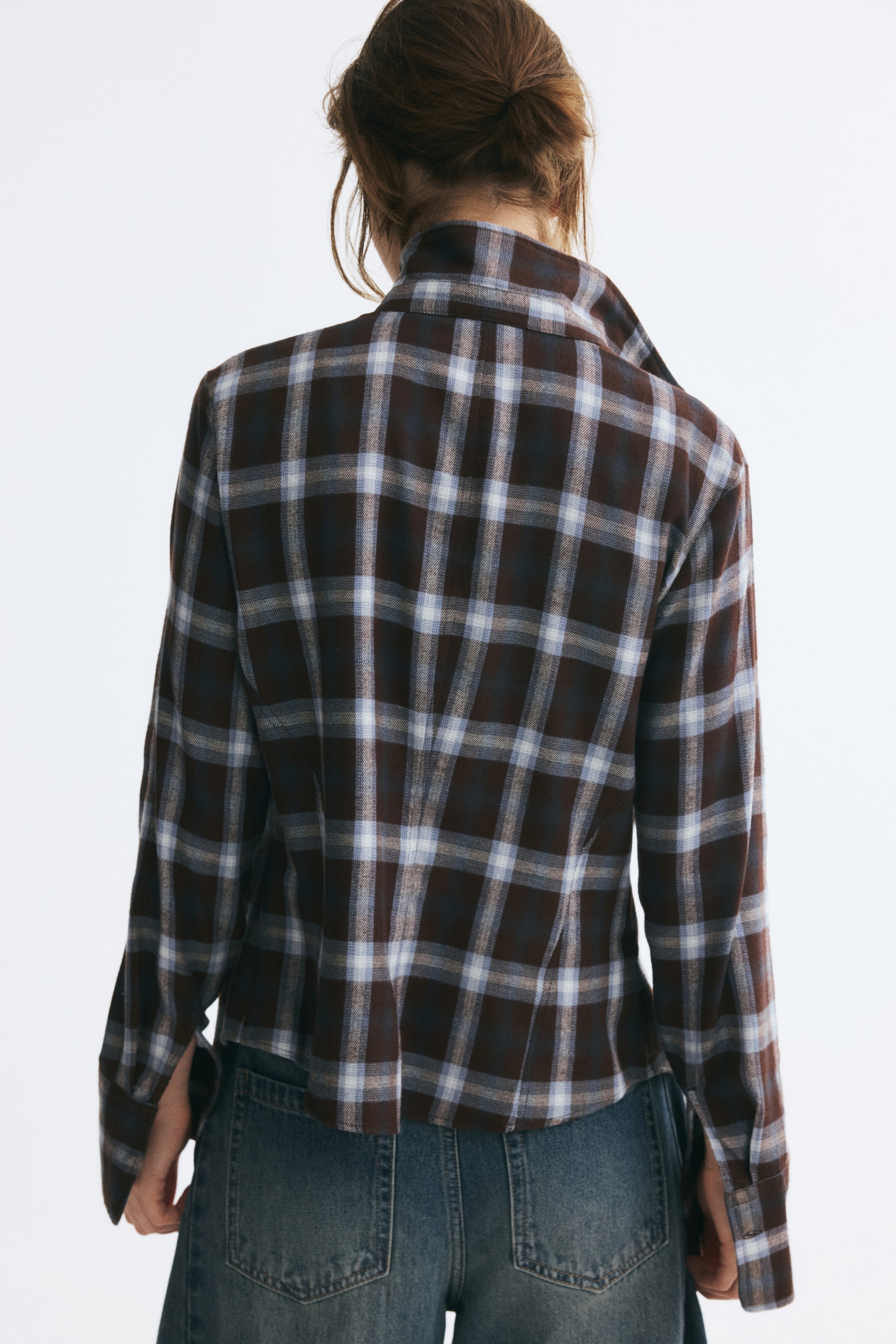 Fitted Flannel Shirt