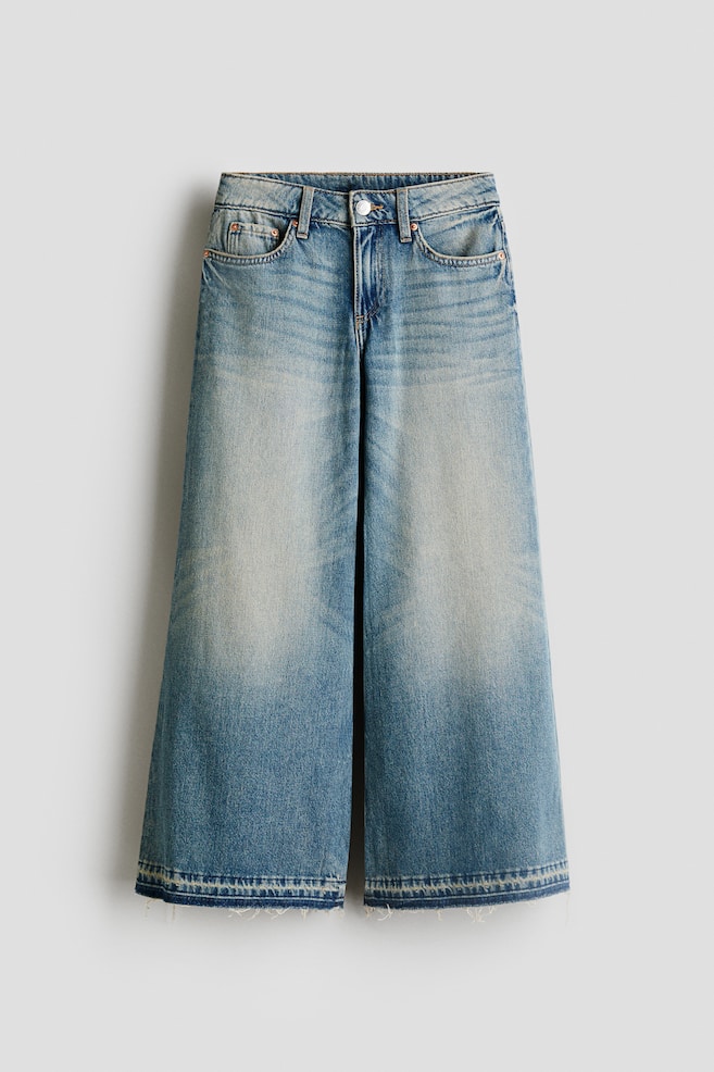 Wide-Leg Jeans - Light denim blue - 1