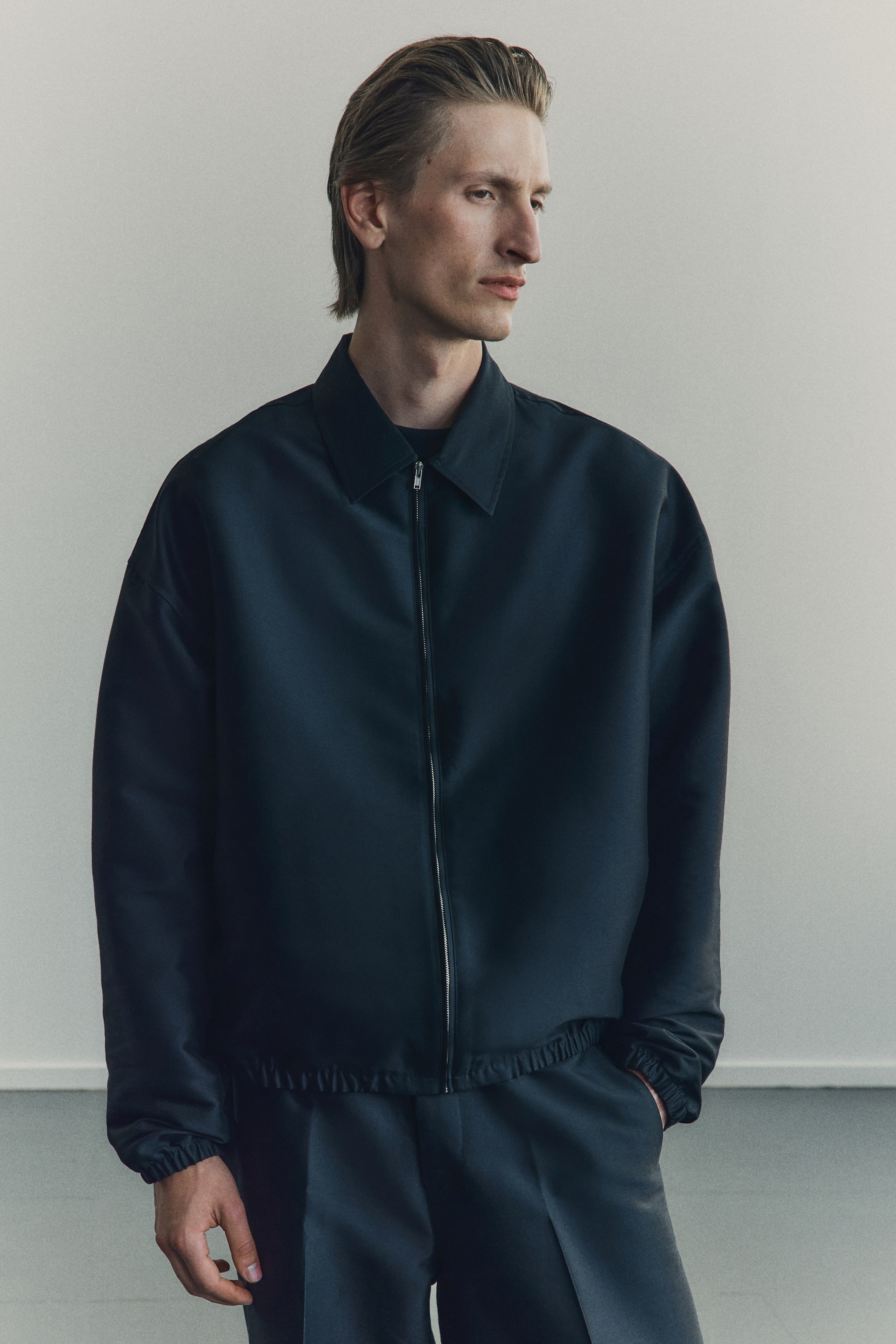 Преглед на по-голямо изображение: Яке-риза Loose Fit - Черен - МЪЖЕ | H&M BG 3