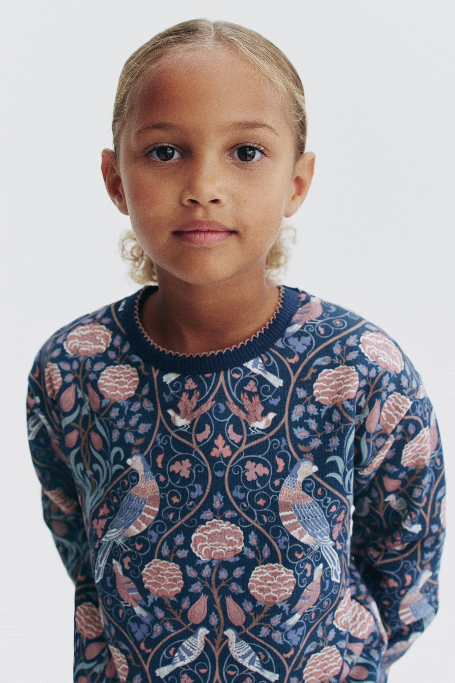 Детская толстовка H&M Patterned Cotton, цвет: Тёмный бирюзовый — фото 3