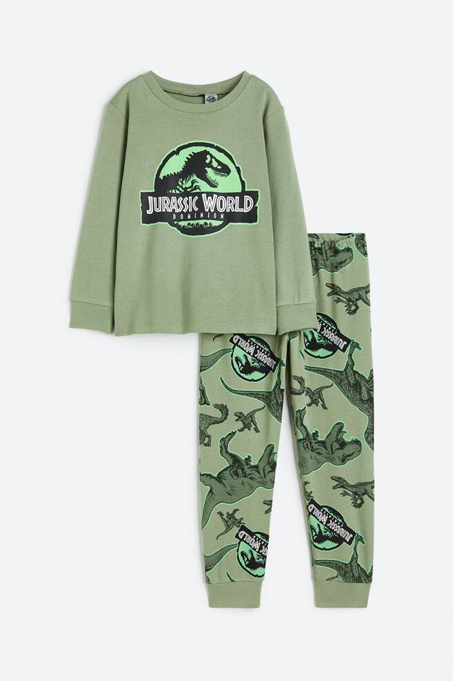 Printed pyjamas - Khaki green/Jurassic World/Blue/Sonic the Hedgehog/Navy blue/Ninjago/Blue/Spider-Man/dc/dc/dc/dc/dc/dc/dc/dc/dc/dc/dc/dc - 1