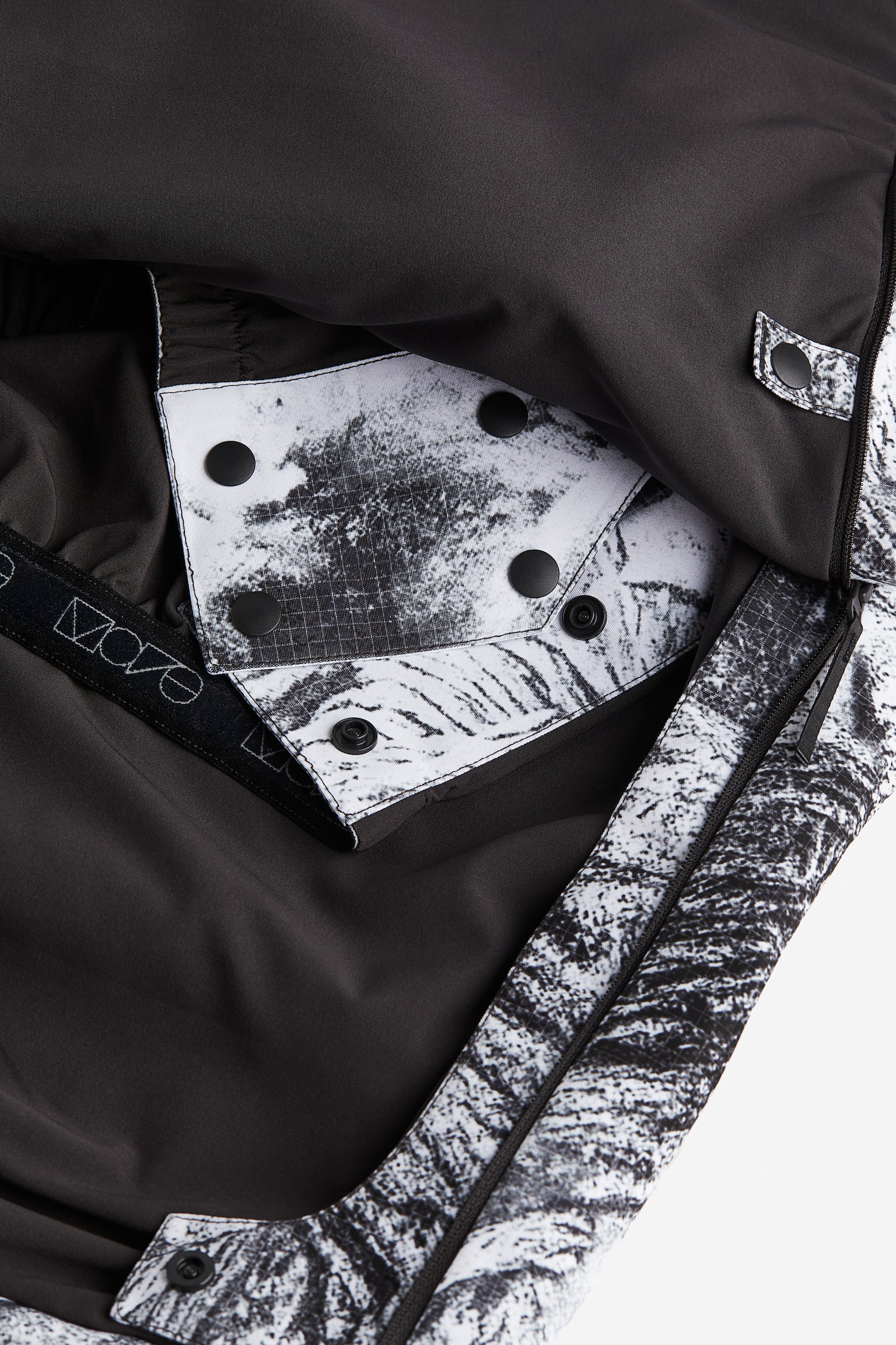 Popover ski jacket in StormMove™ - White/Patterned/Black - 6