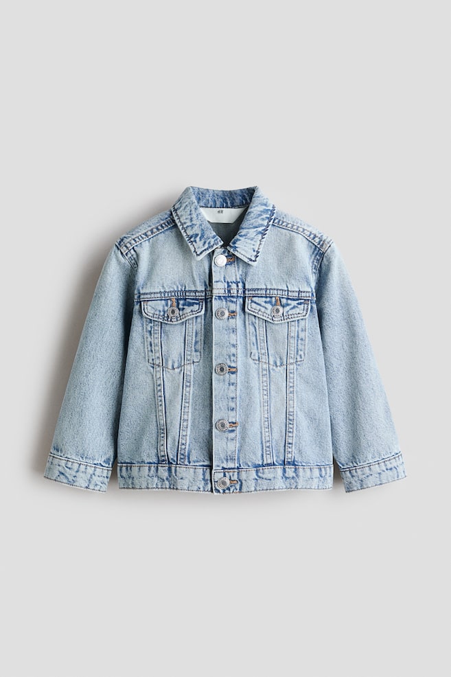Denim jacket - Light denim blue/Dark denim blue/Light pink/Denim blue/Pink - 1