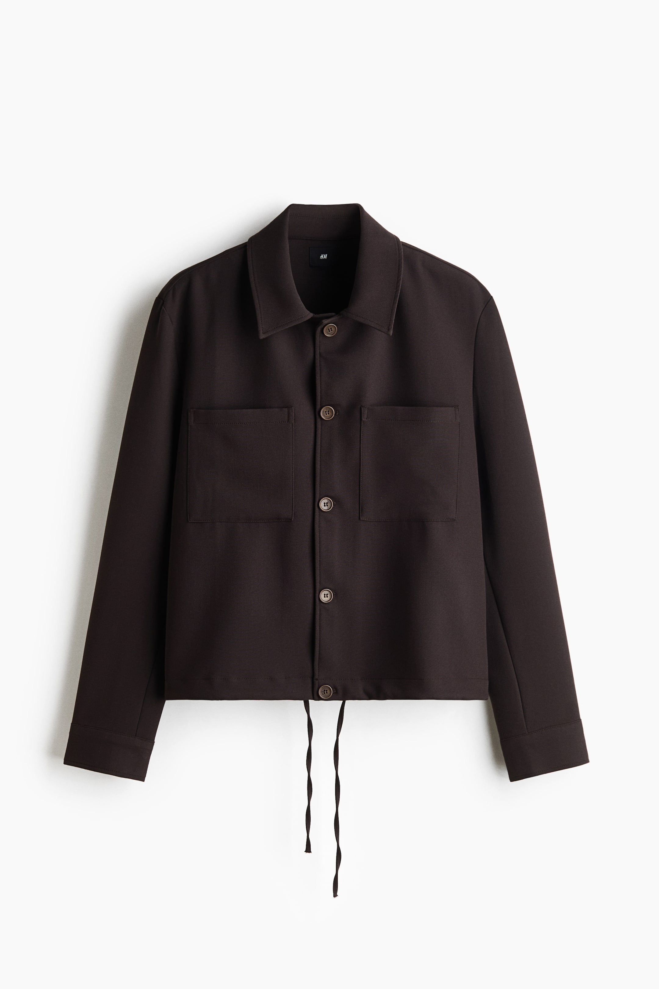View larger image: Overshirt - Dark brown - Men | H&M 1