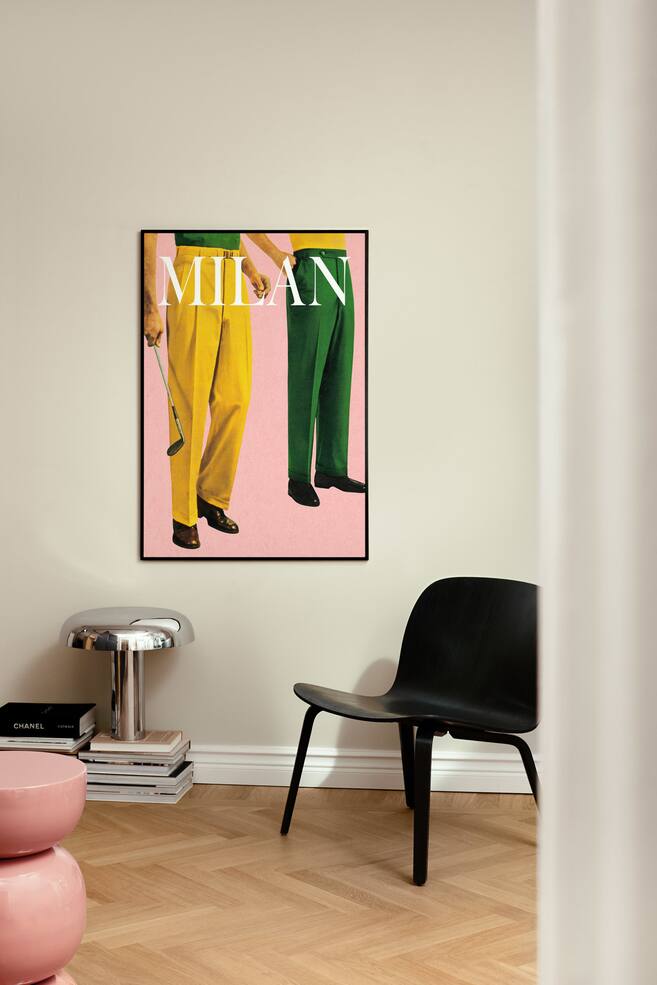 Milan Golf Poster - Cor De Rosa - 2