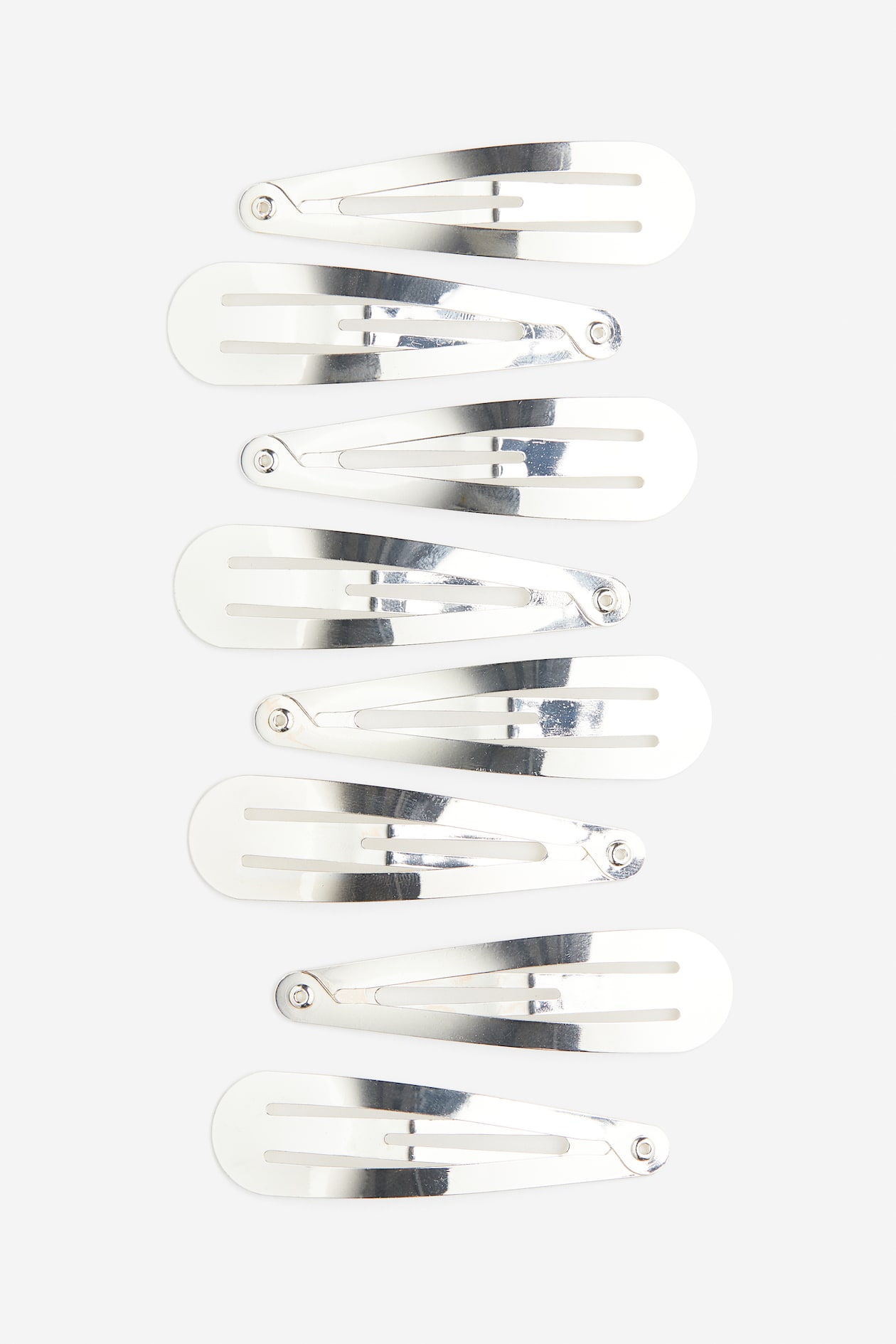 8pack hair clips Silvercoloured Ladies H&M GB