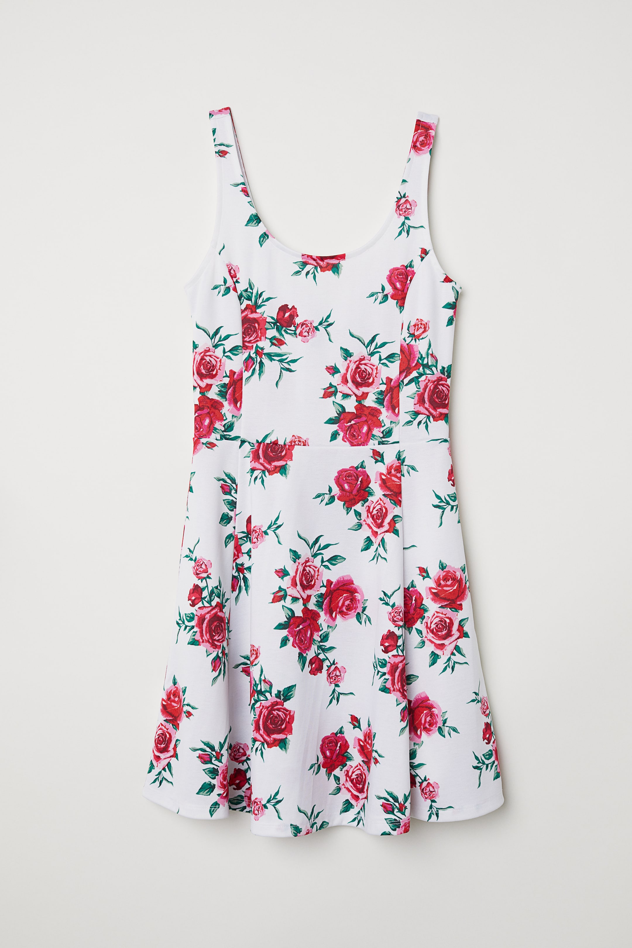 Robe Sans Manches H&M Blanche à Fleurs - Taille 4 - Neuf Avec étiquettes