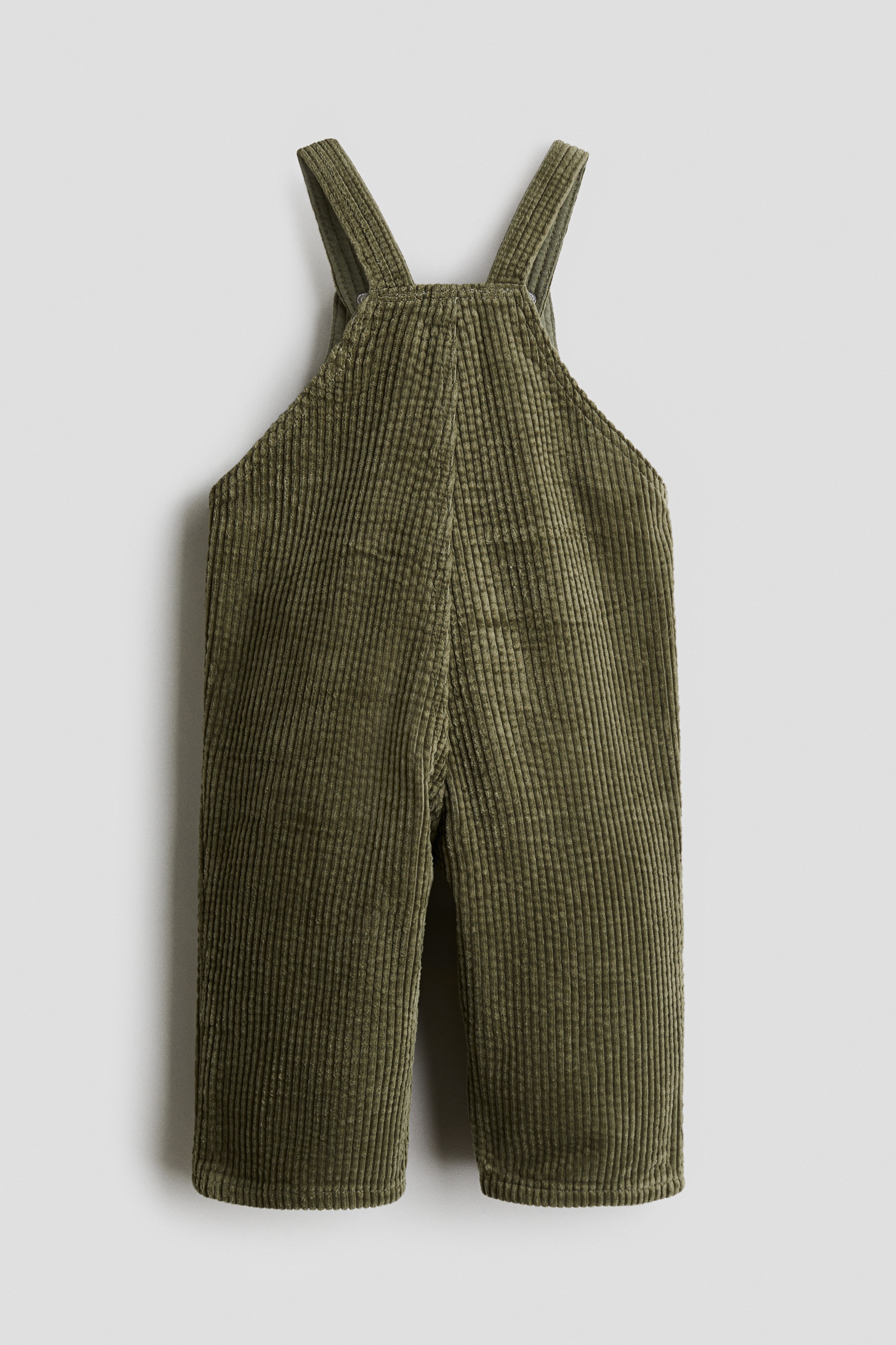コーデュロイサロペット - カーキグリーン - Kids | H&M JP