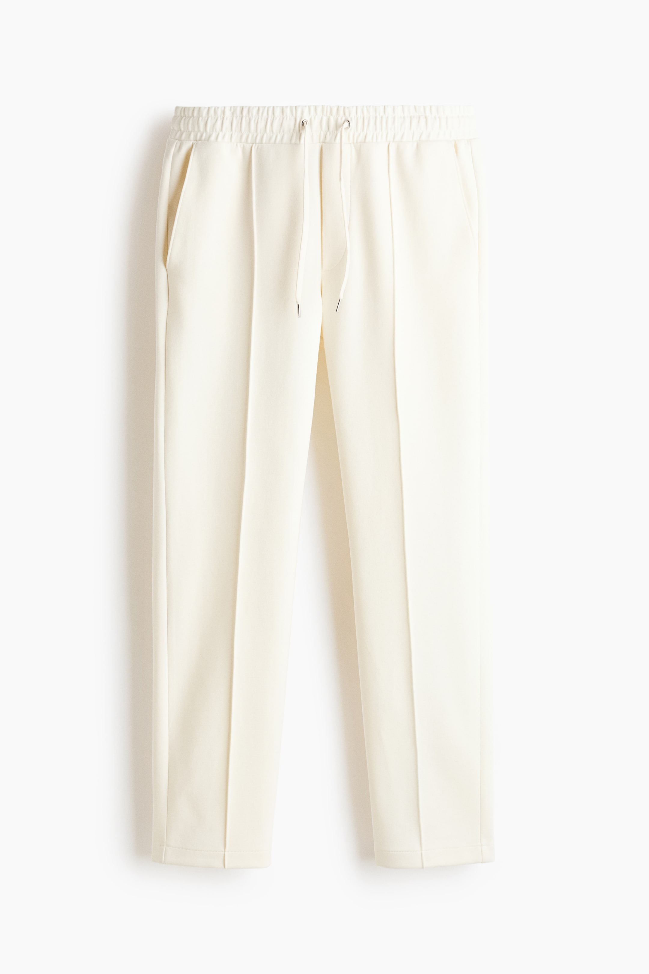 Regular-Fit Interlock Crease-Front Joggers