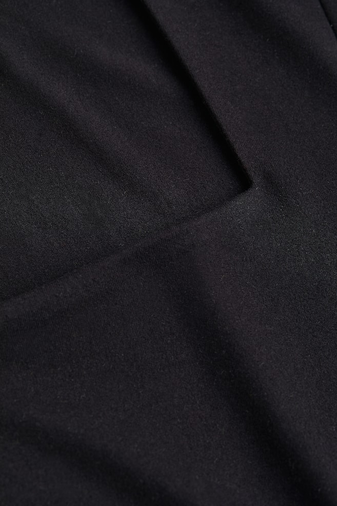 Top à manches longues en jersey - Noir/Crème/Grège foncé/Vert ancien clair - 3