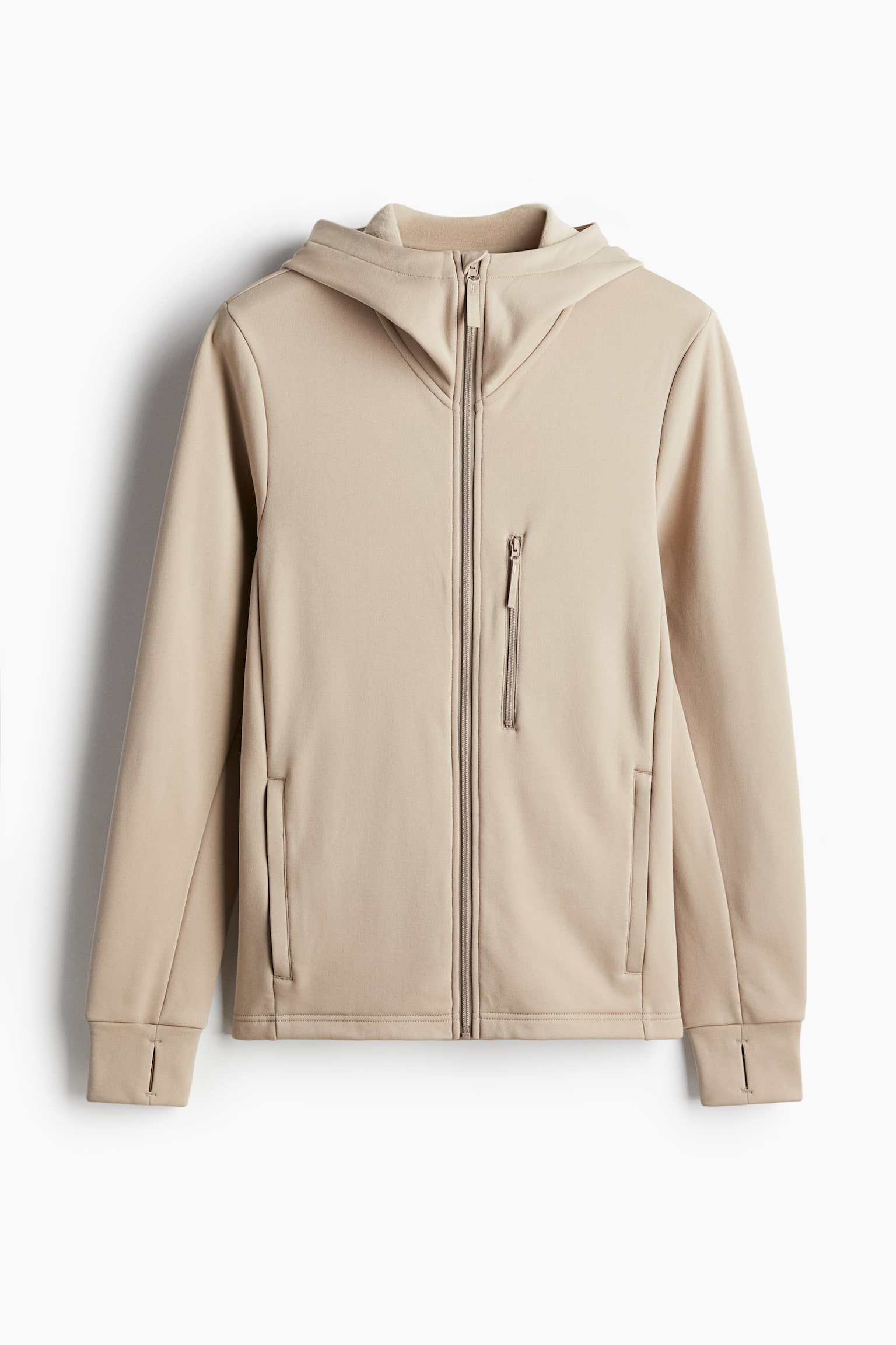 Mellanlagersjacka Regular Fit - Beige/Svart - 2