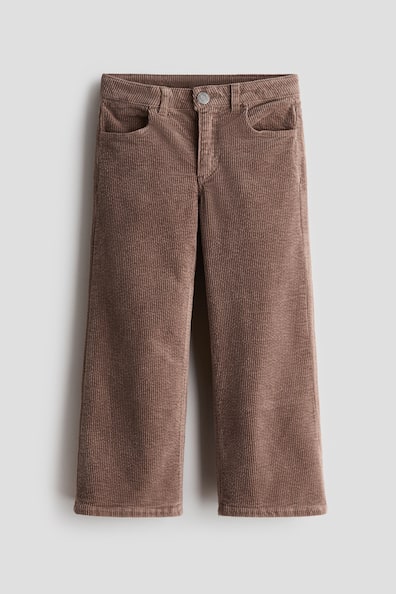 コットンコーデュロイワイドパンツ
