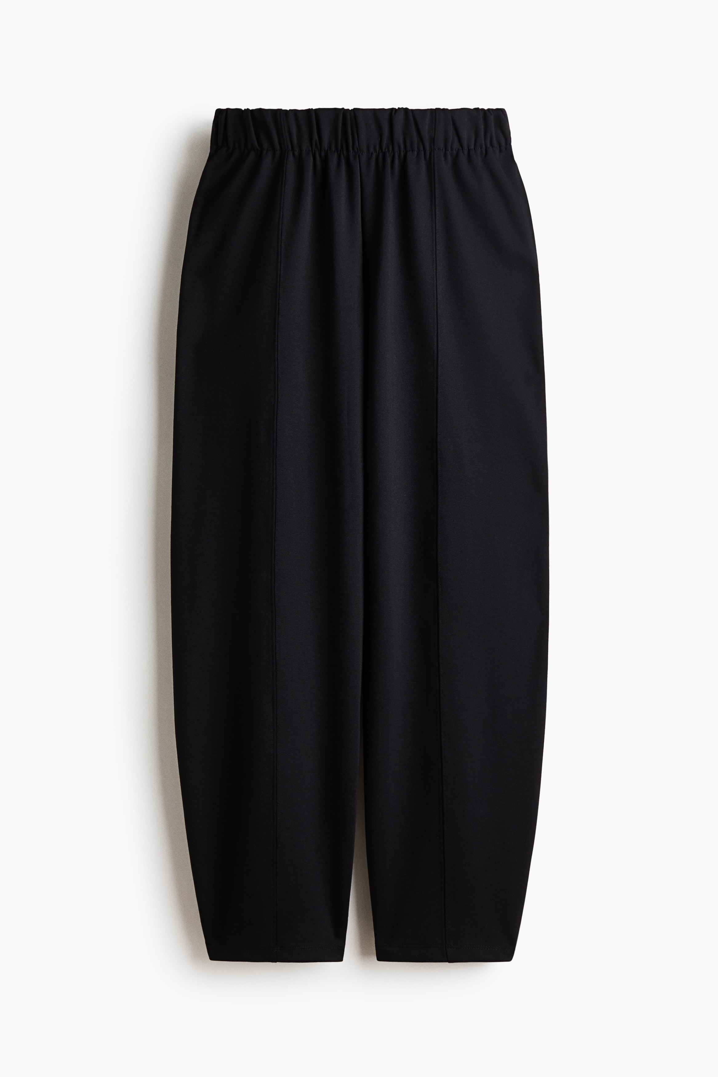 Barrel-leg Ponte di Roma trousers - Black/Dark brown/Light mole