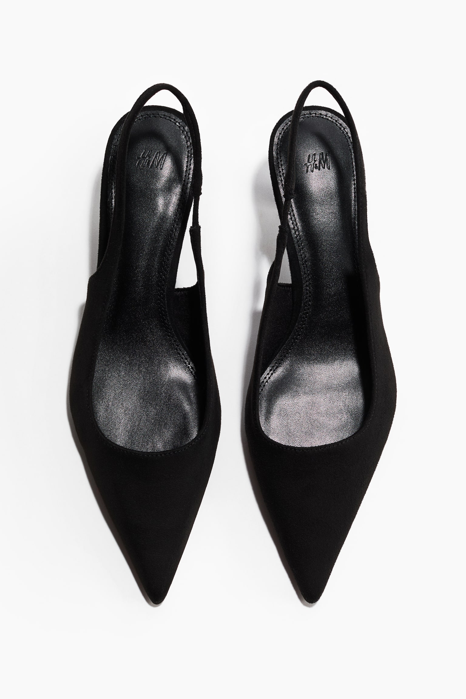 Slingback court shoes - Black/Beige/Snakeskin pattern/Brown - 2