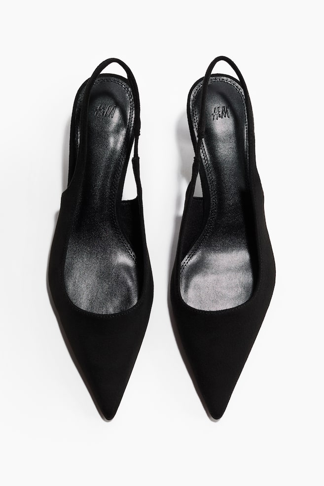 Zapatillas con talón descubierto - Negro - 2